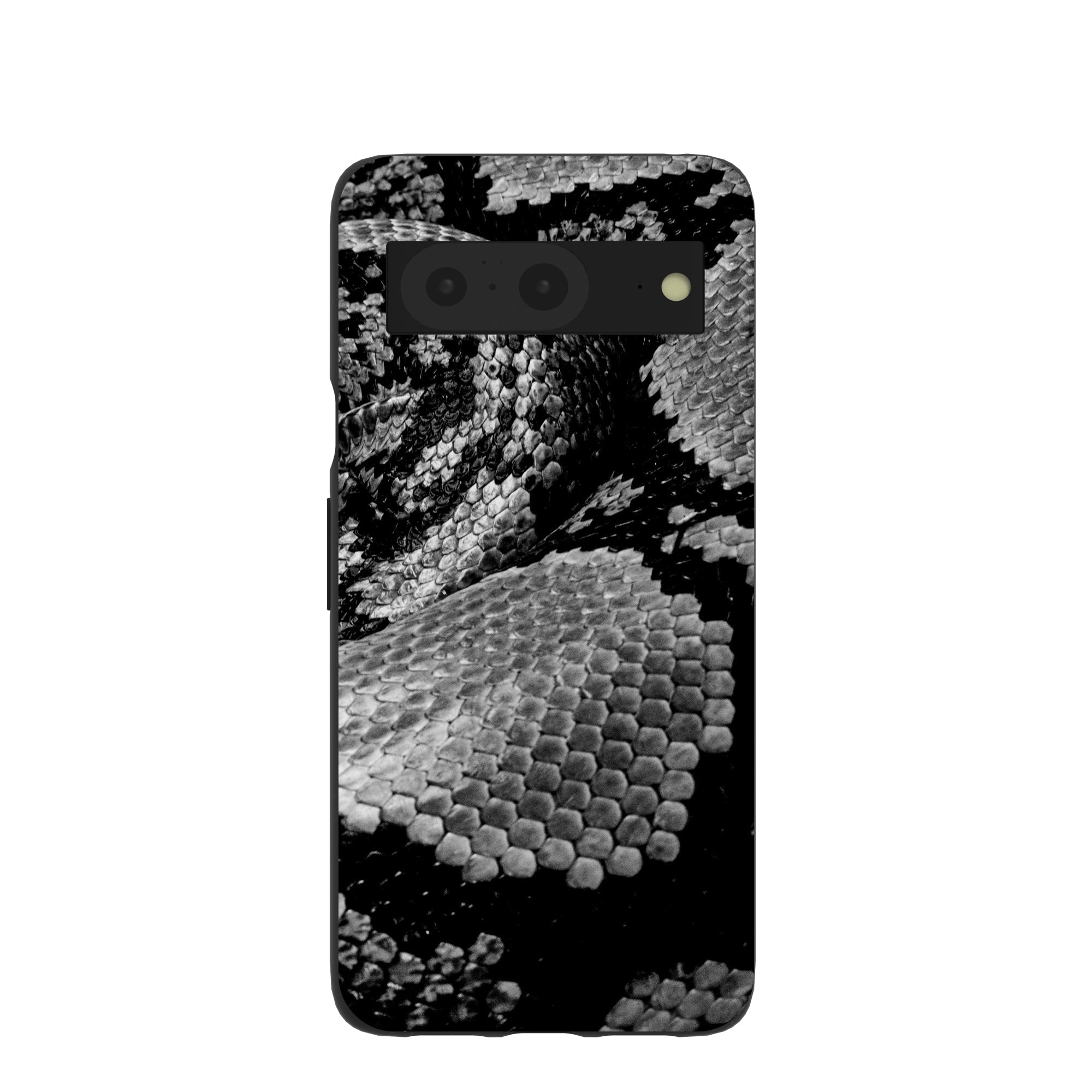 Black Snake Scale Google Pixel 8 Case Refurbished - Pela Case refurbished available on Cerqular