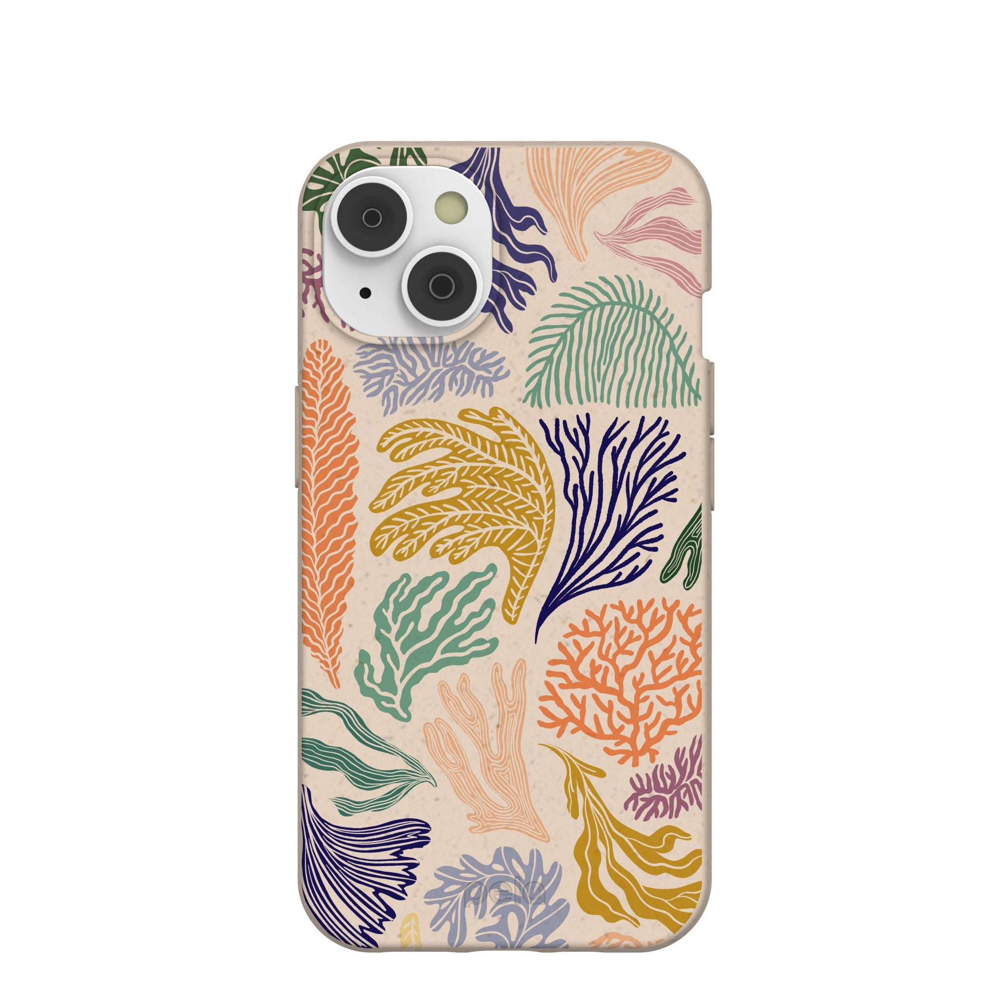 Seashell Coral Dreams iPhone 14/16e Case Refurbished - Pela Case refurbished available on Cerqular