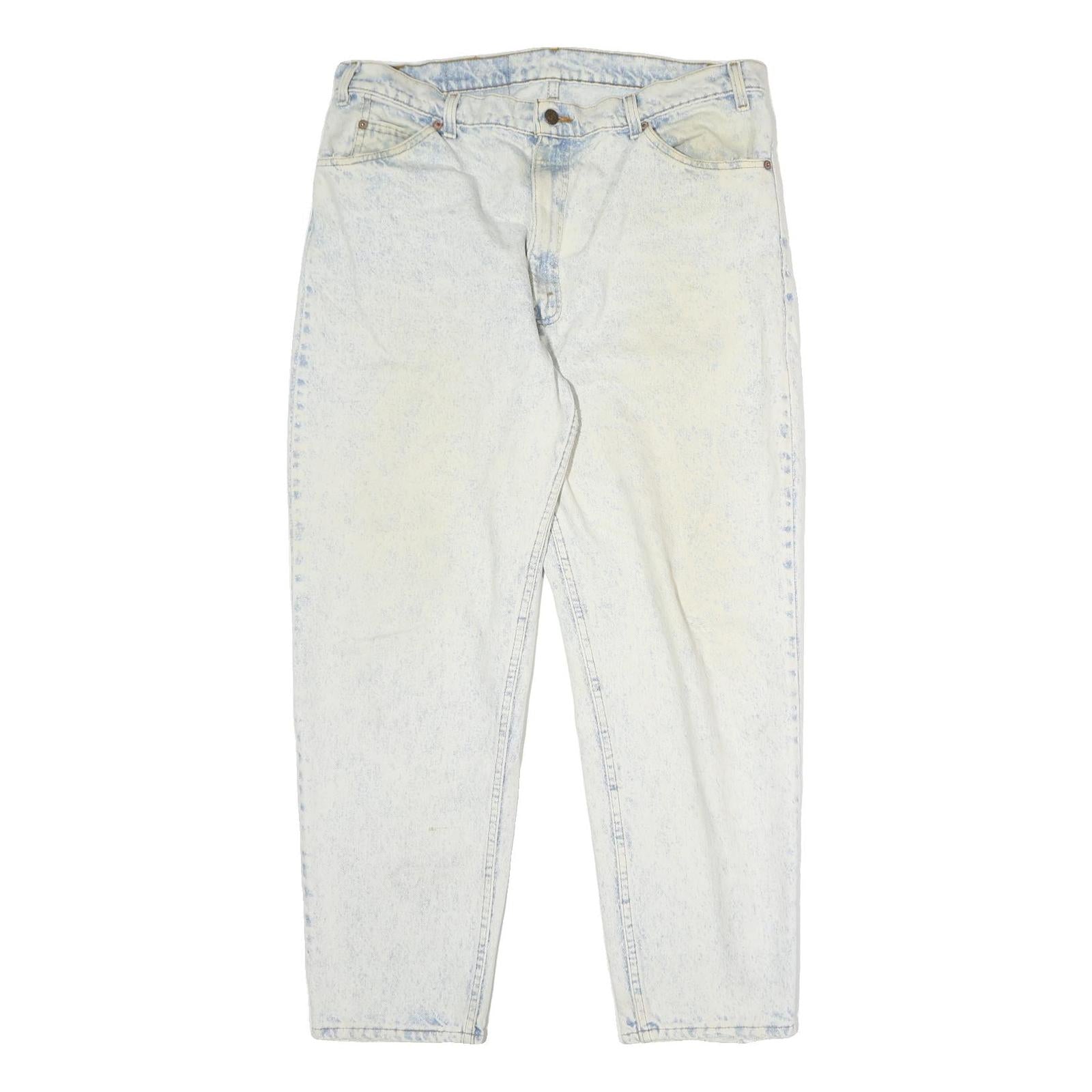 LEVI'S 501 Mens Jeans Blue Regular Straight Denim Light W40 L30 Classic Zip Refurbished - N/A refurbished available on Cerqular