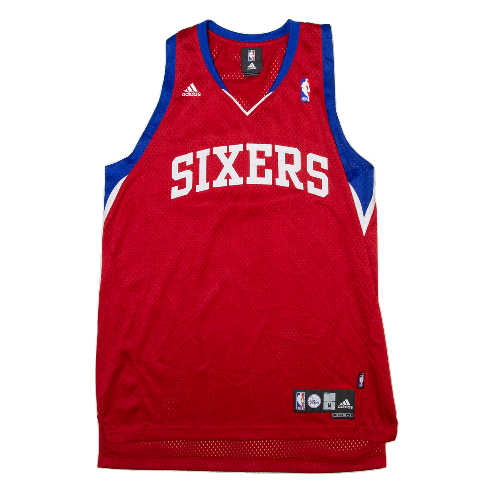 Buy ADIDAS Philadelphia 79ers Sixers NBA Mens Jersey Red Sleeveless USA V-Neck M Refurbished - $63.69 ADIDAS Philadelphia 79ers Sixers NBA Mens Jersey Red Sleeveless USA V-Neck M Refurbished - N/A refurbished available on Cerqular