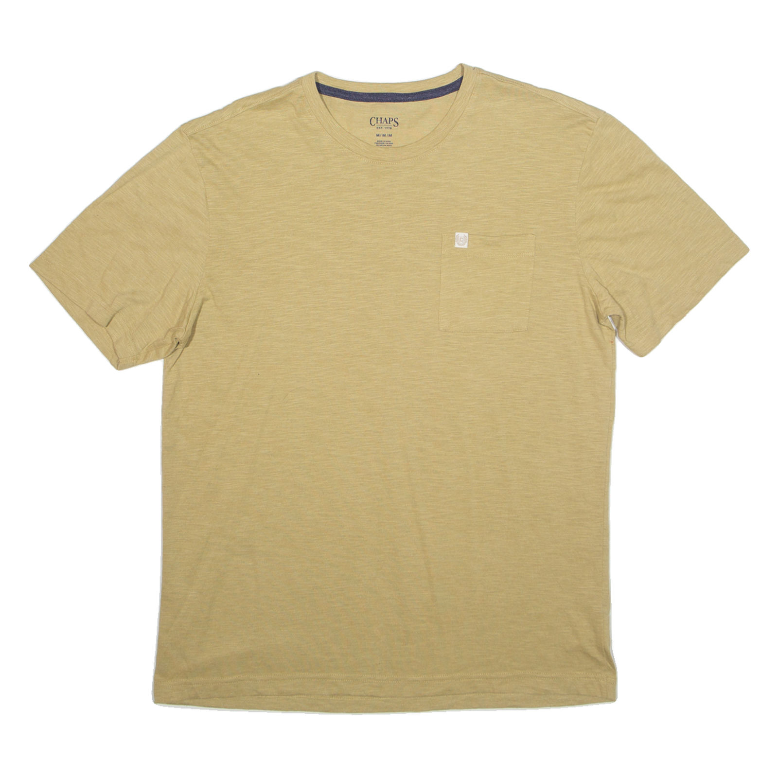 CHAPS Mens T-Shirt Beige M Refurbished - N/A refurbished available on Cerqular
