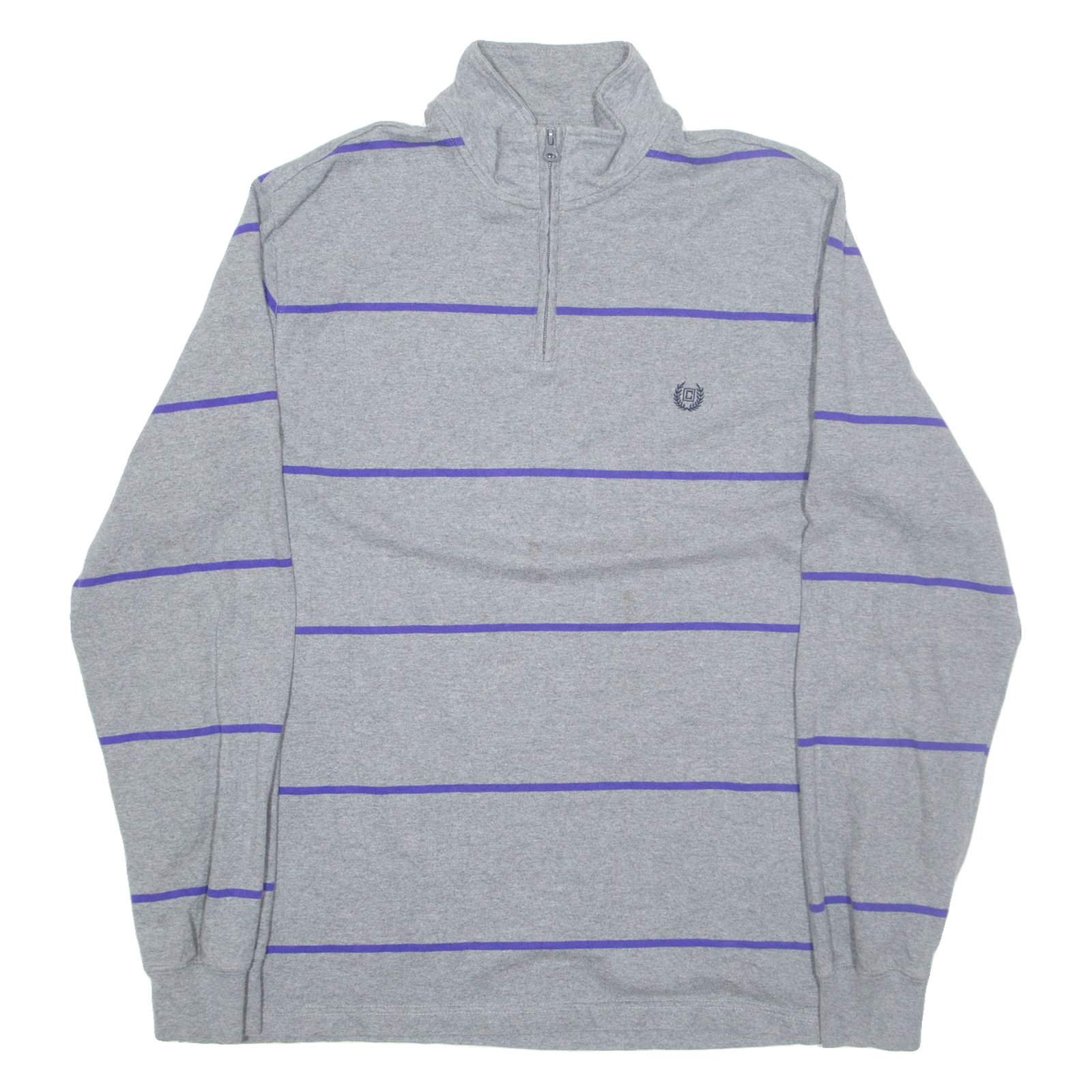 CHAPS Mens Sweatshirt Grey 1/4 Zip XL Refurbished - N/A refurbished available on Cerqular