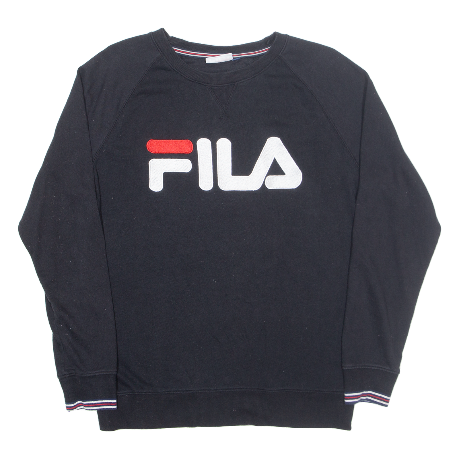 FILA Mens Sweatshirt Black S Refurbished - N/A refurbished available on Cerqular