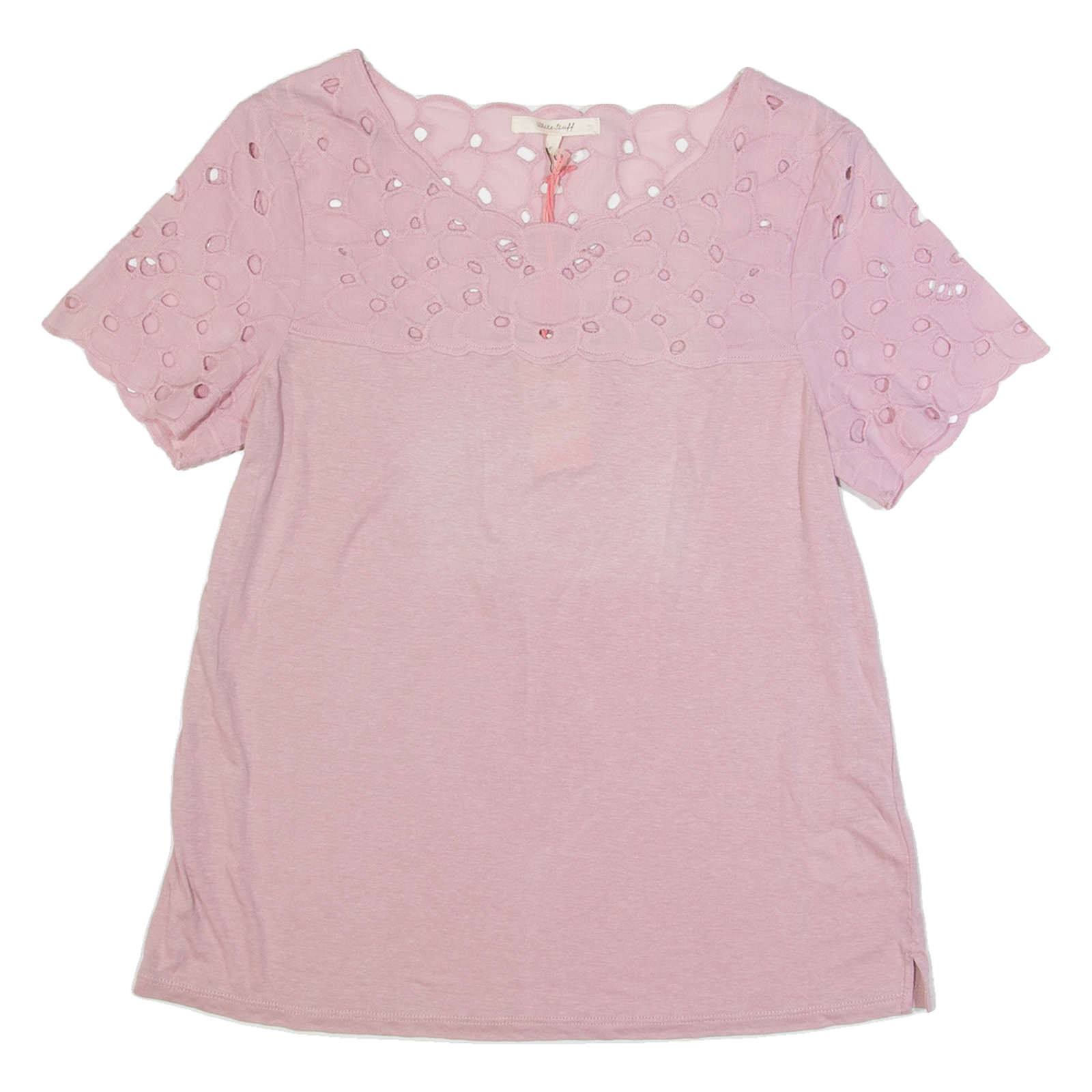 WHITE STUFF Womens Top Pink UK 8 Refurbished - N/A refurbished available on Cerqular