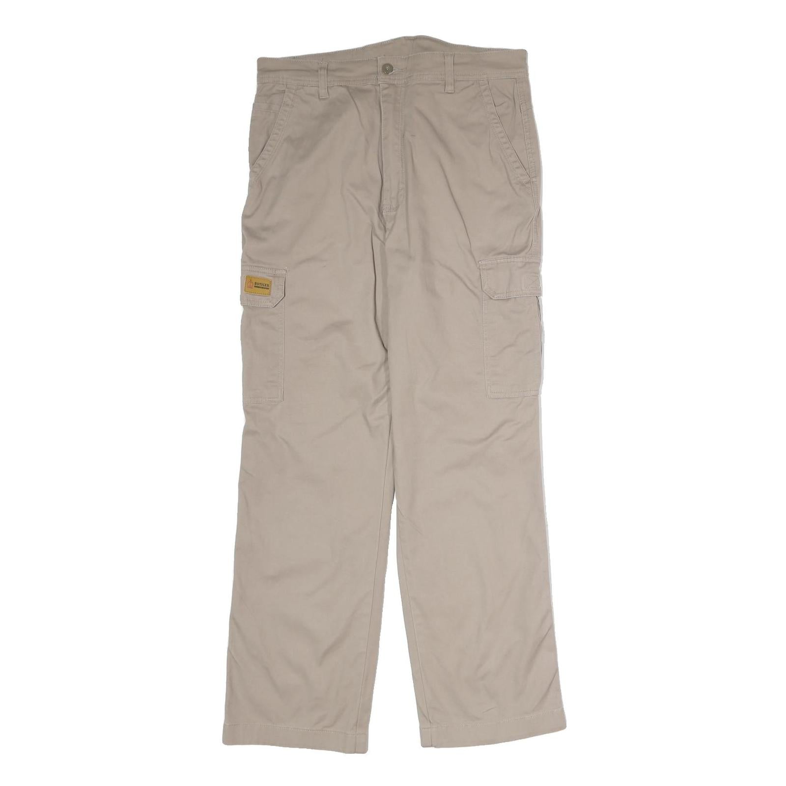 Buy BOTIGER Mens Cotton Blend Beige Regular Straight Zip Trousers W32 L30 Casual Refurbished - $23.39 BOTIGER Mens Cotton Blend Beige Regular Straight Zip Trousers W32 L30 Casual Refurbished - N/A refurbished available on Cerqular