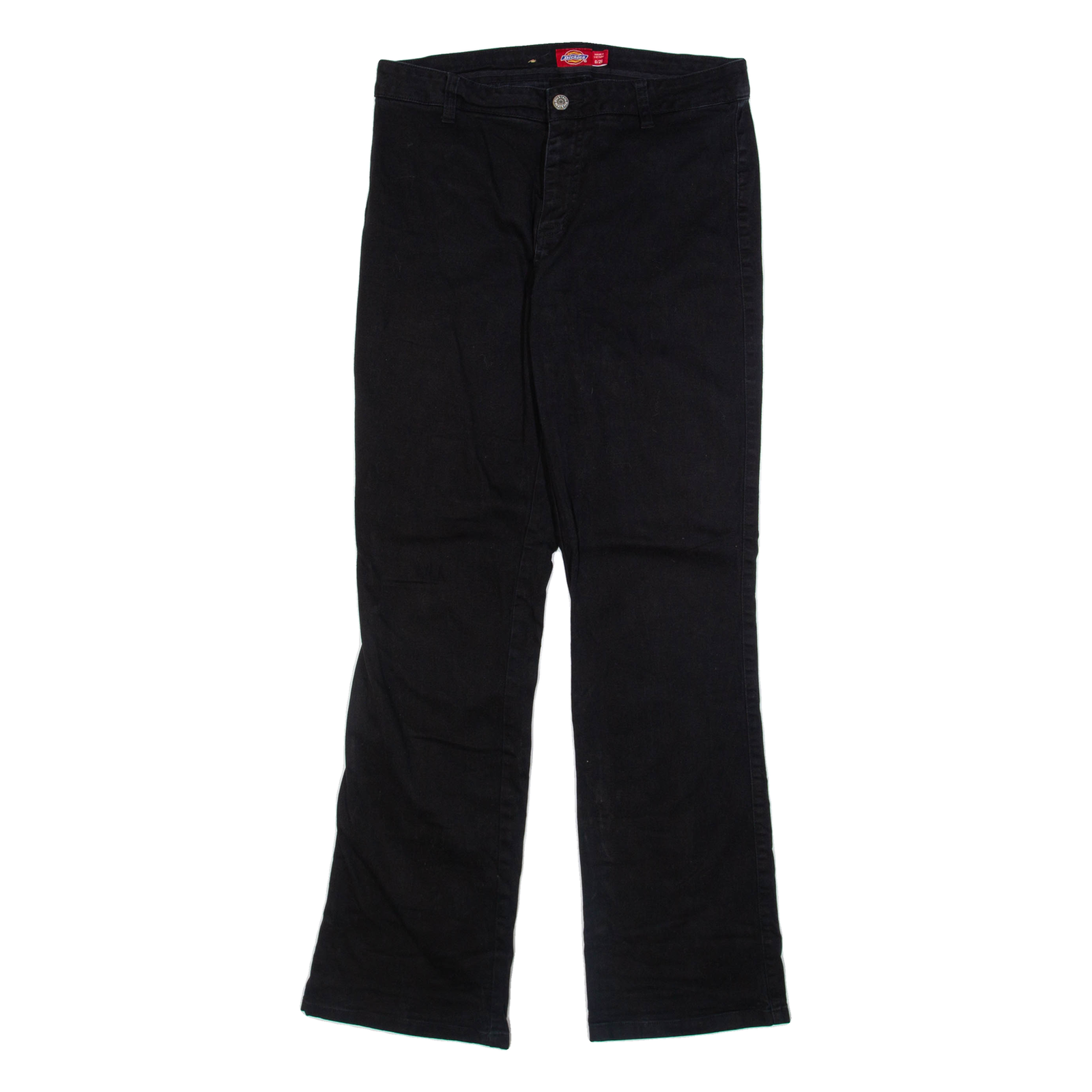 DICKIES Womens Trousers Black Slim Bootcut W29 L31 Refurbished - N/A refurbished available on Cerqular