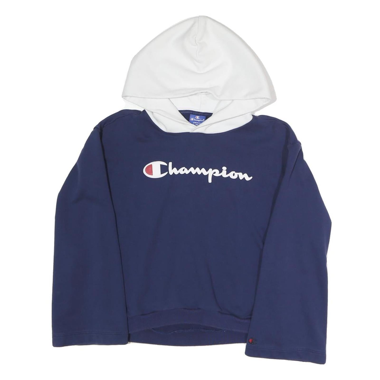 Buy CHAMPION Womens Navy & White Hoodie S Cotton Blend Casual Pullover Refurbished - $33.79 CHAMPION Womens Navy & White Hoodie S Cotton Blend Casual Pullover Refurbished - N/A refurbished available on Cerqular