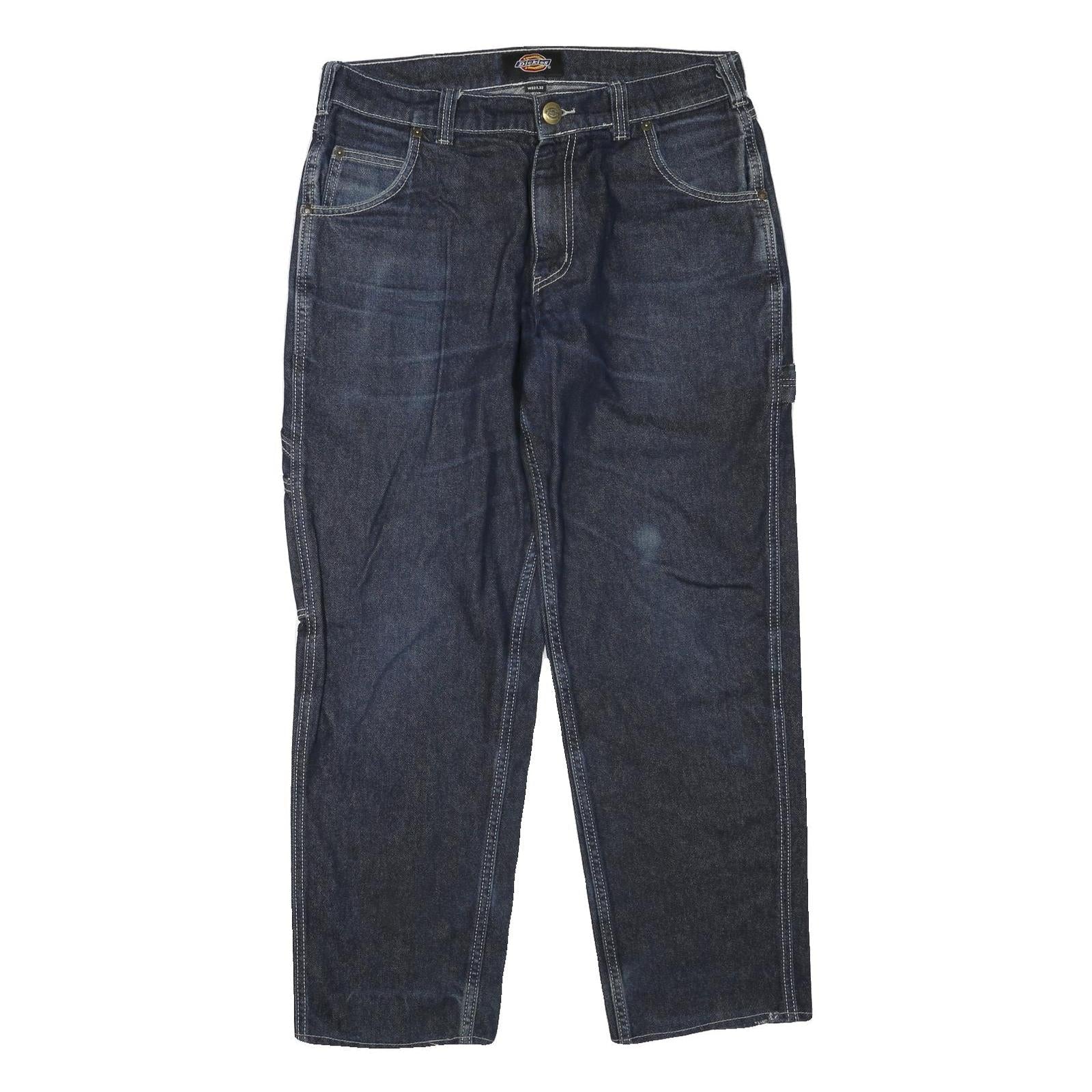 DICKIES Womens Regular Fit Blue Denim Jeans W32 L27 Workwear Utility Style Refurbished - N/A refurbished available on Cerqular