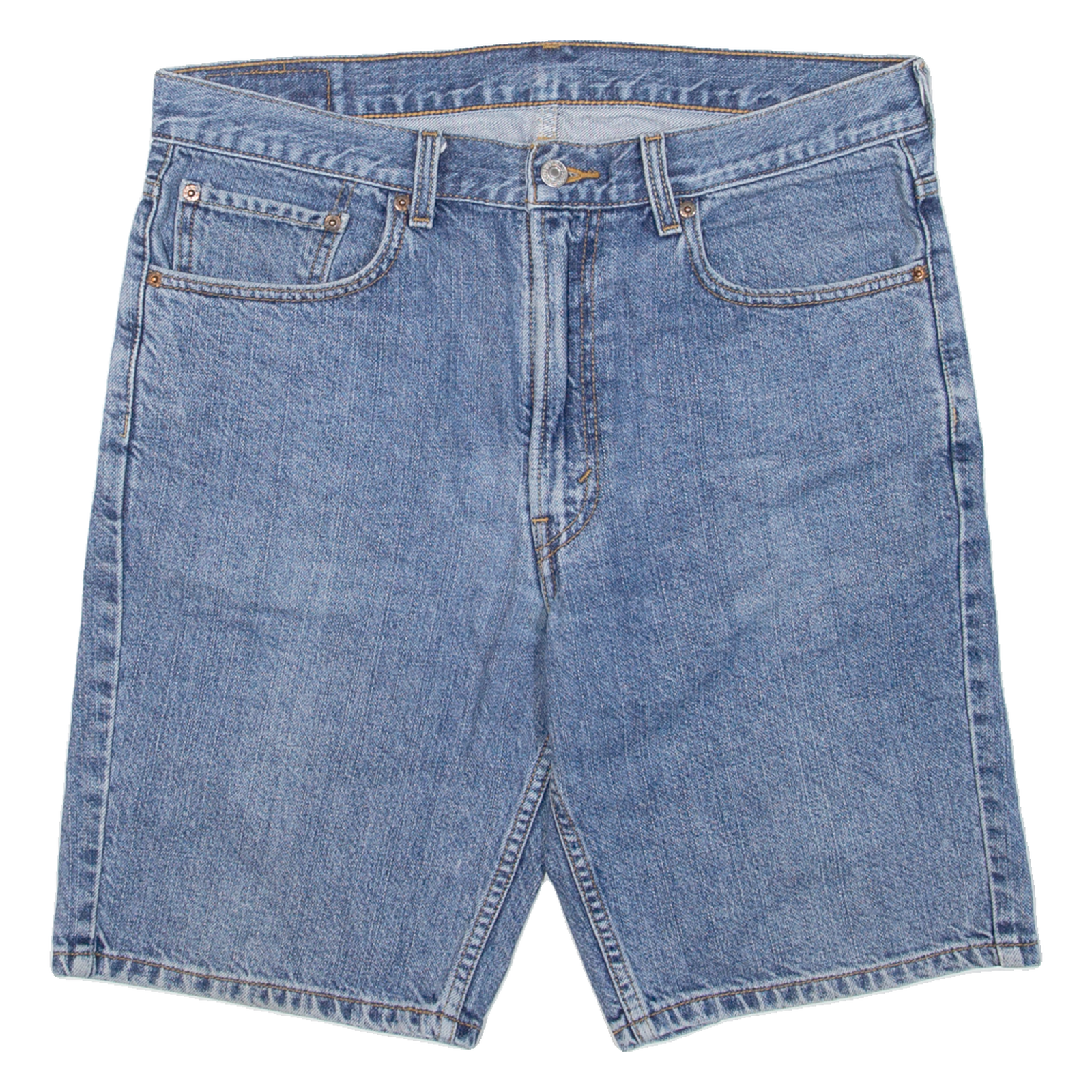 LEVI'S 550 Womens Jorts Shorts Blue L W34 Refurbished - N/A refurbished available on Cerqular