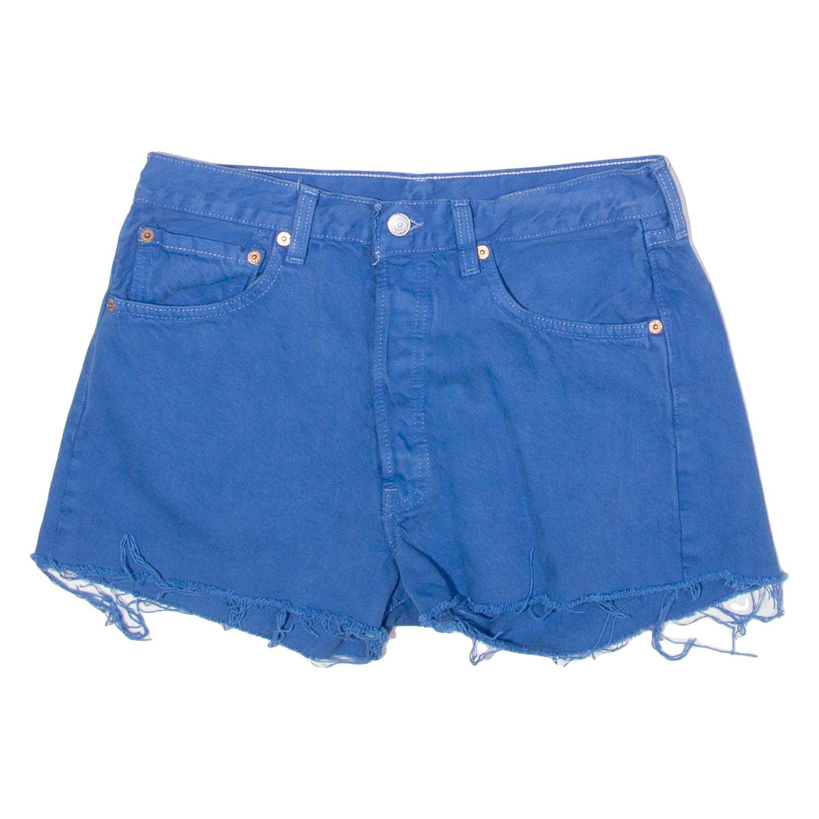 LEVI'S Womens Denim Shorts Blue 90s M W30 Refurbished - N/A refurbished available on Cerqular