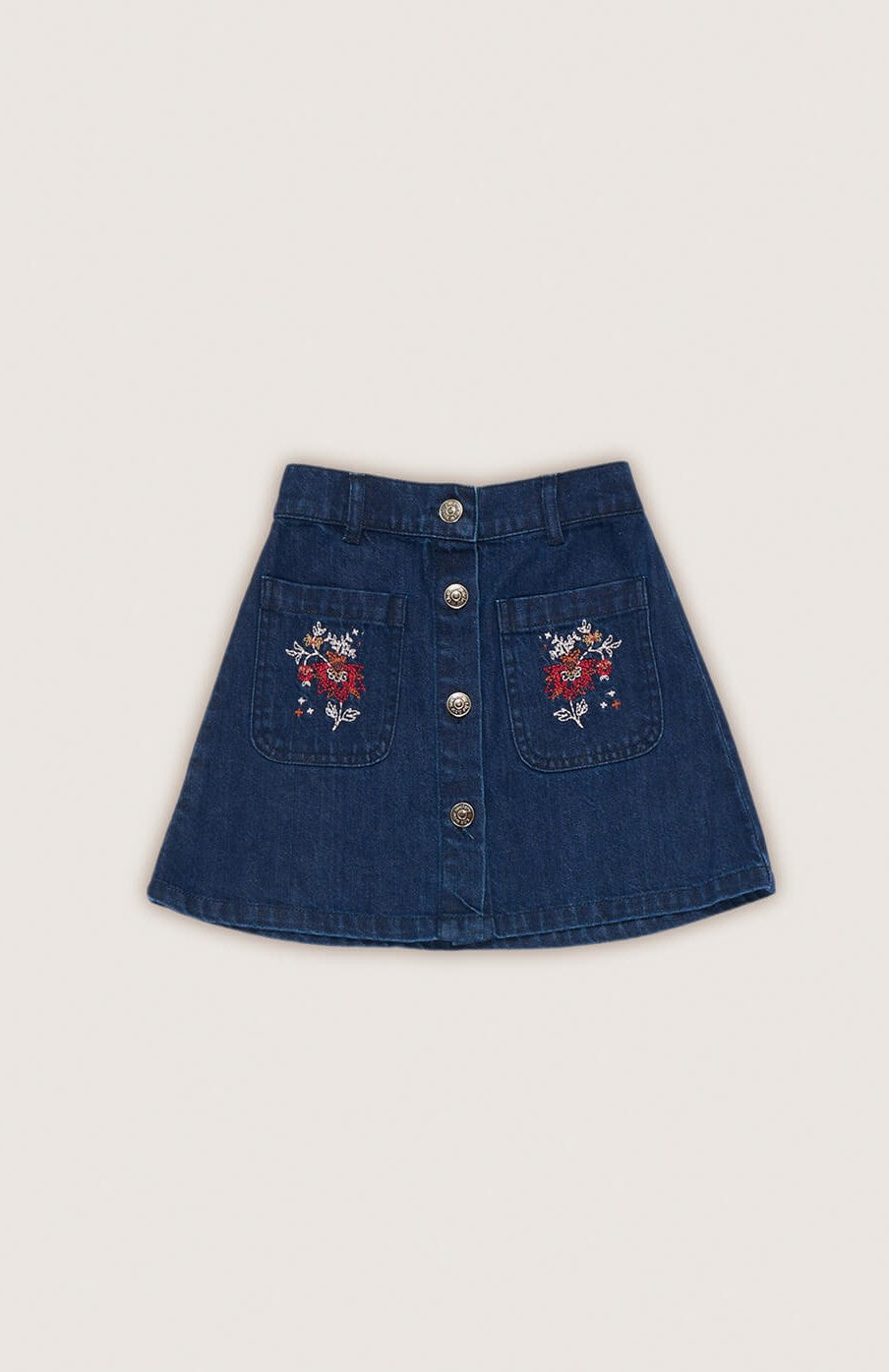 Buy Girls Blue Denim Skirt with Embroidery | Size: 3 years Refurbished - $62.40 Girls Blue Denim Skirt with Embroidery | Size: 3 years Refurbished - N/A (Note: This brand may not be well-known globally refurbished available on Cerqular