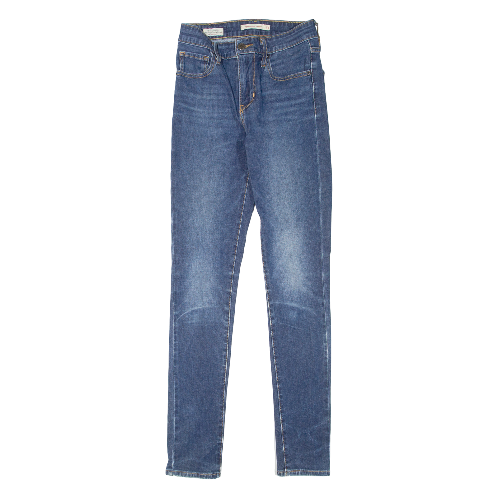 Buy LEVI'S 721 High Rise BIG E Womens Jeans Blue Slim Skinny Stone Wash W24 L29 Refurbished - $21.83 LEVI'S 721 High Rise BIG E Womens Jeans Blue Slim Skinny Stone Wash W24 L29 Refurbished - N/A refurbished available on Cerqular