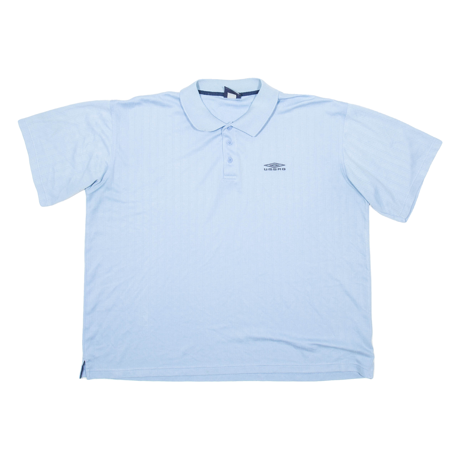 UMBRO Mens Polo Shirt Blue Striped 2XL Refurbished - N/A refurbished available on Cerqular