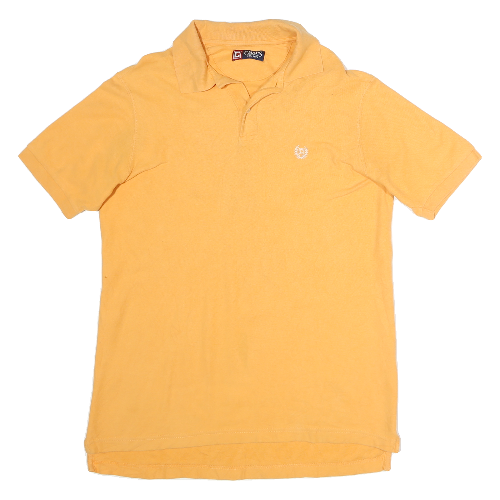 CHAPS Mens Yellow Polo Shirt XL Cotton Short Sleeve Plain Casual Refurbished - N/A refurbished available on Cerqular