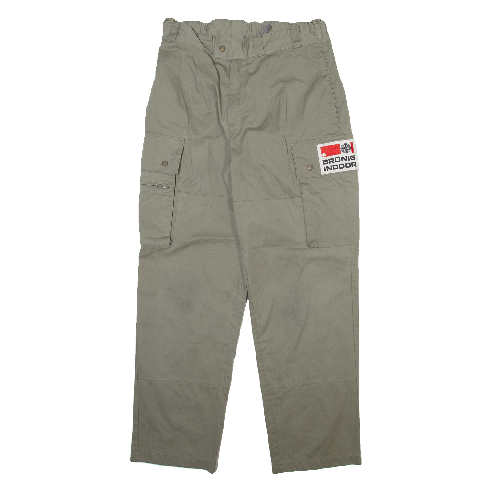 BRUNIG INDOOR Cargo Mens Trousers Grey Relaxed Tapered W30 L30 Refurbished - N/A refurbished available on Cerqular