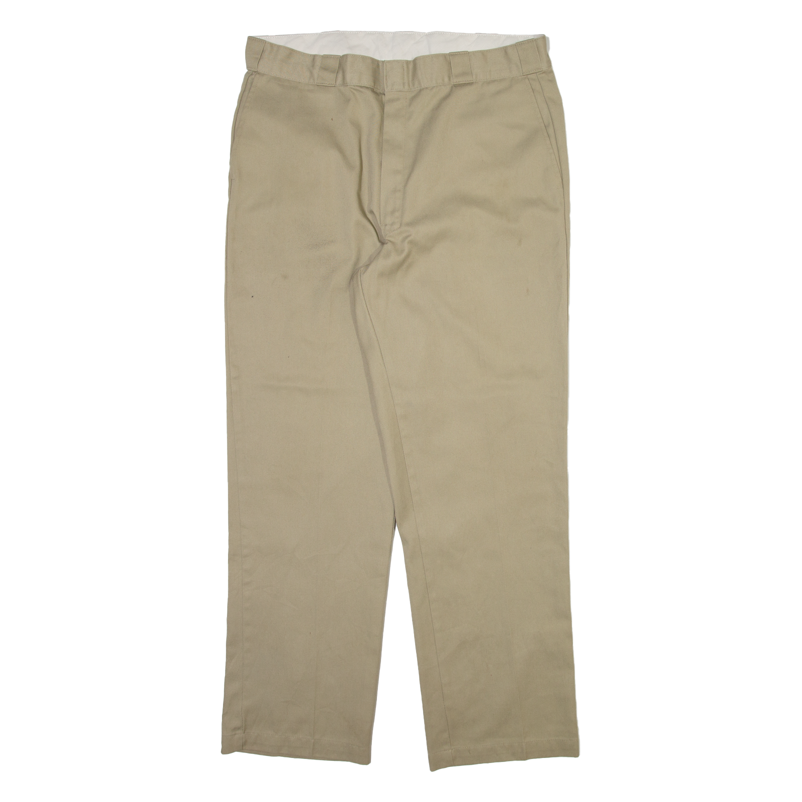 DICKIES Mens Trousers Beige Regular Straight W37 L31 Refurbished - N/A refurbished available on Cerqular