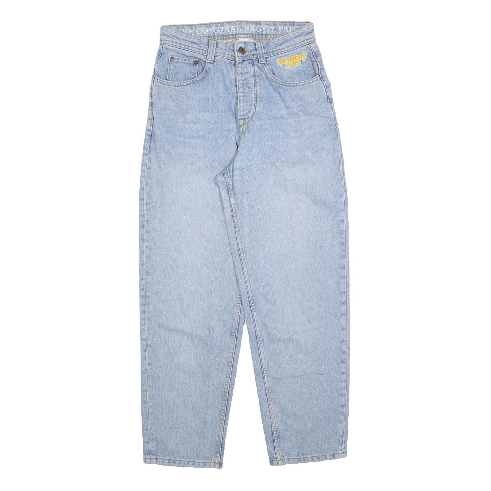 HOME BOY Womens Relaxed Light Blue Denim Jeans W26 L27 Original Baggy Pants Refurbished - N/A refurbished available on Cerqular