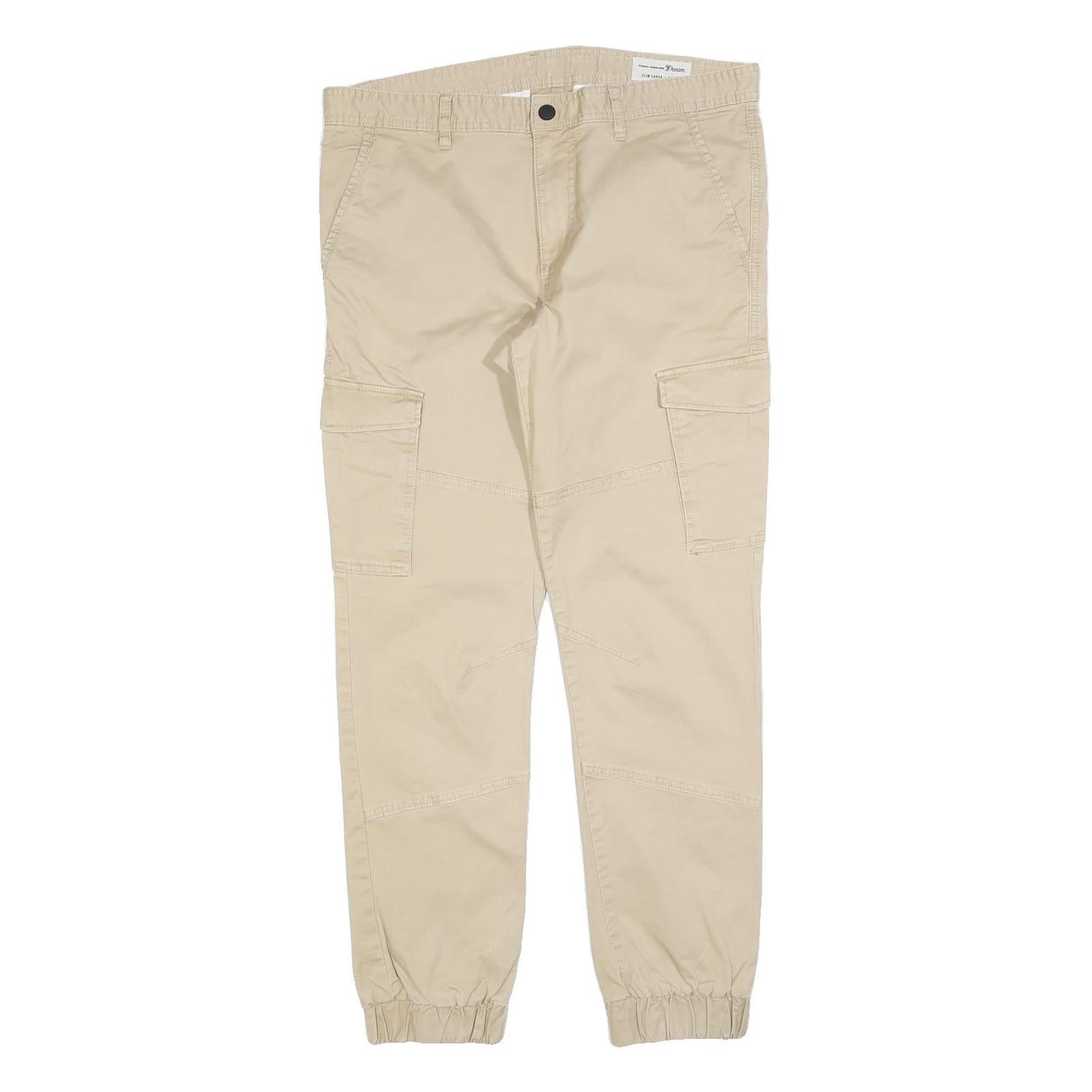 Buy TOM TAILOR Mens Slim Beige Cargo Trousers W34 L30 Cotton Blend Zip Closure Refurbished - $33.79 TOM TAILOR Mens Slim Beige Cargo Trousers W34 L30 Cotton Blend Zip Closure Refurbished - N/A refurbished available on Cerqular