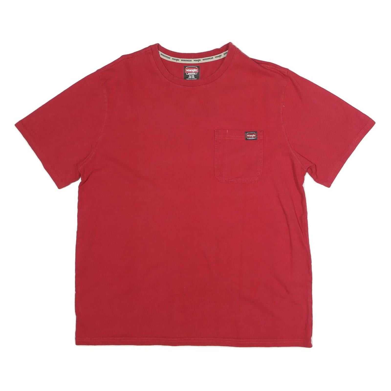 Buy WRANGLER Mens Red T-Shirt XL Short Sleeve Crew Neck Cotton Pocket Casual Refurbished - $18.19 WRANGLER Mens Red T-Shirt XL Short Sleeve Crew Neck Cotton Pocket Casual Refurbished - N/A refurbished available on Cerqular