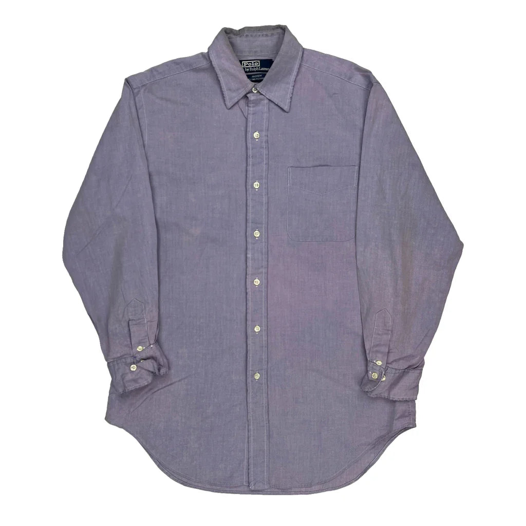 Buy Andrew Polo By Ralph Lauren Shirt - Medium Purple Cotton Refurbished - $29.47 Andrew Polo By Ralph Lauren Shirt - Medium Purple Cotton Refurbished - Thrifted (note: this is a term often used to describe second- refurbished available on Cerqular