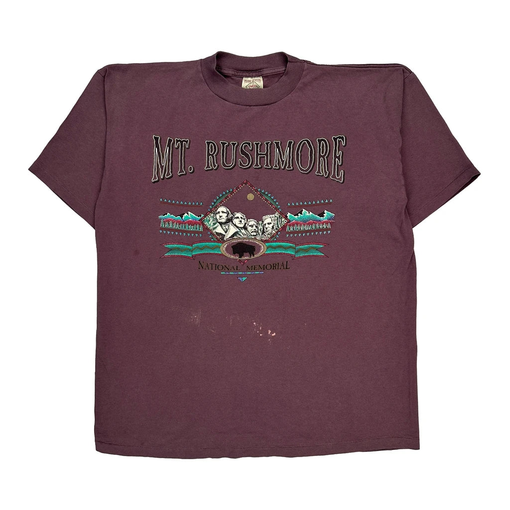 Buy Mt. Rushmore National Memorial Prairie Mountain Graphic T-Shirt - XL Purple Cotton Refurbished - $40.19 Mt. Rushmore National Memorial Prairie Mountain Graphic T-Shirt - XL Purple Cotton Refurbished - Thrifted (note: this is a term often used to describe second- refurbished available on Cerqular