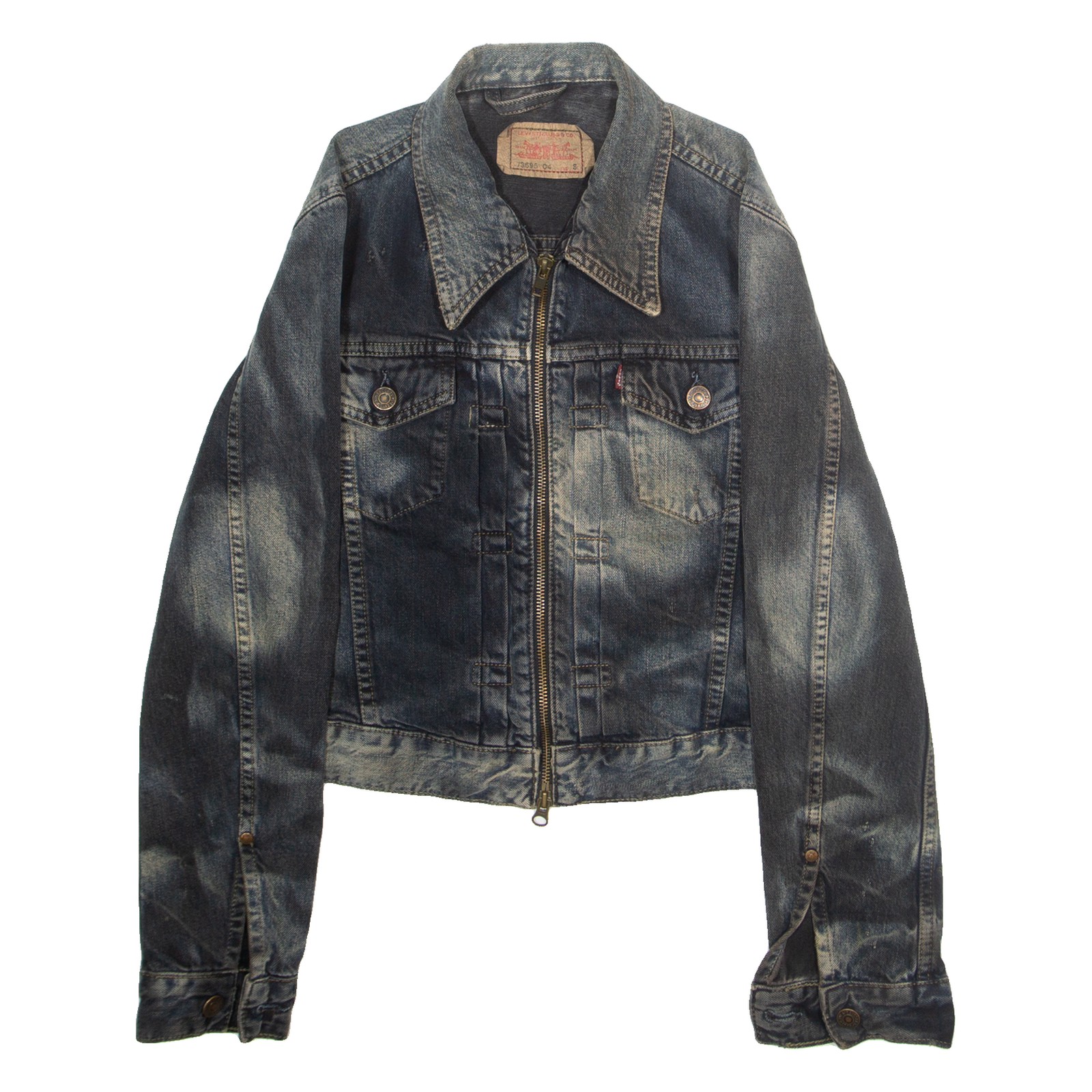 LEVI'S Womens Denim Jacket Blue S Refurbished - N/A refurbished available on Cerqular