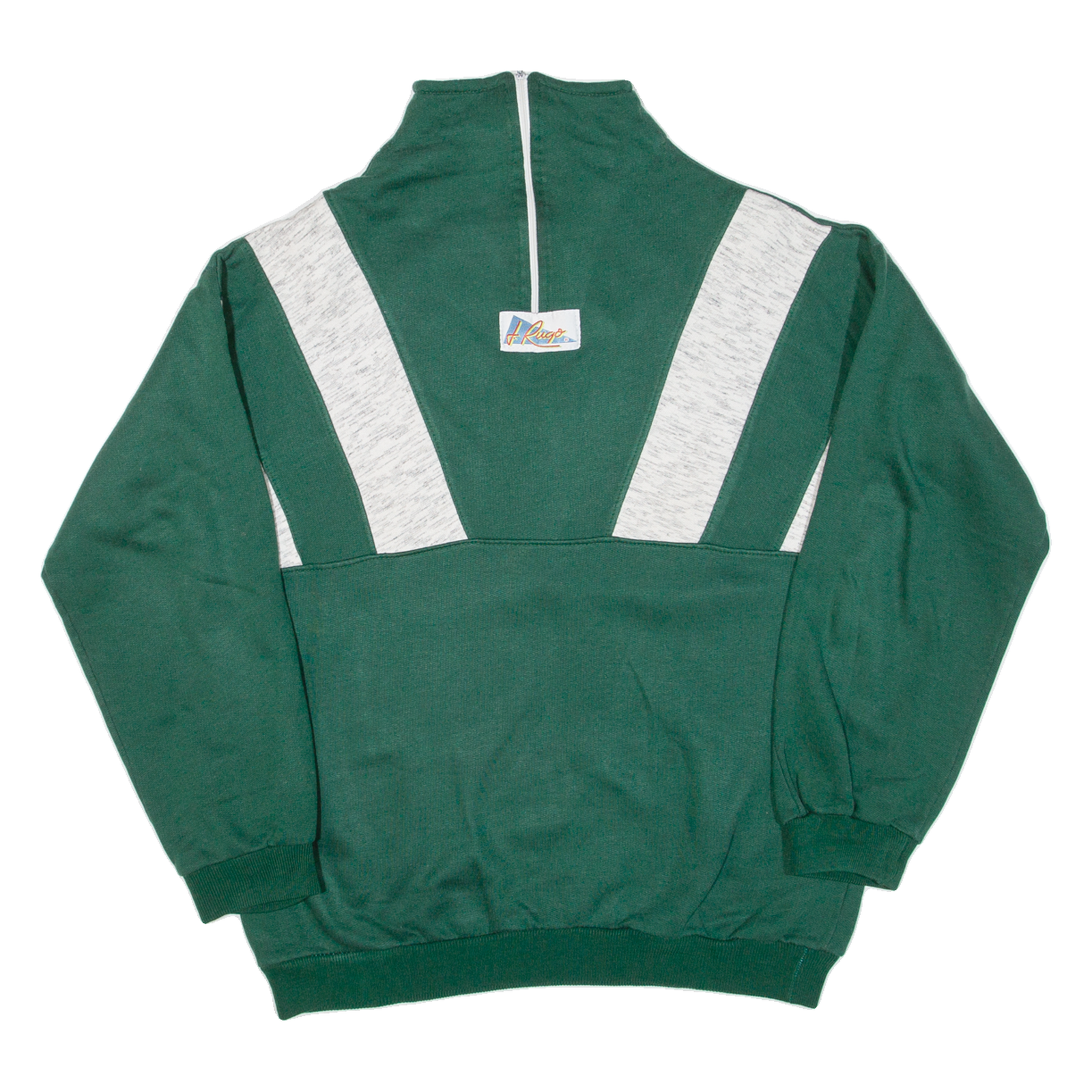 Mens Sweatshirt Green 1/4 Zip M Refurbished - N/A refurbished available on Cerqular