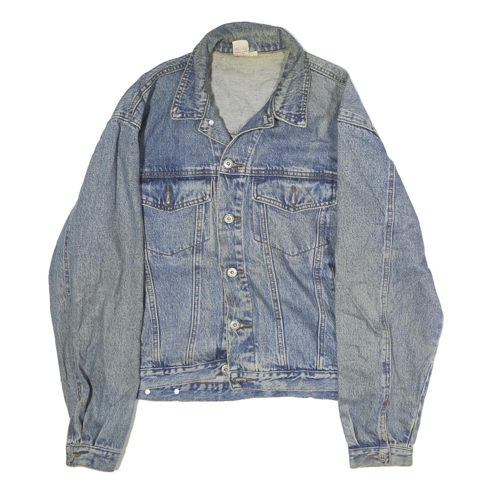 Buy Mens Blue Denim Cotton Jacket M Button Closure Casual Classic Style Refurbished - $40.29 Mens Blue Denim Cotton Jacket M Button Closure Casual Classic Style Refurbished - N/A refurbished available on Cerqular