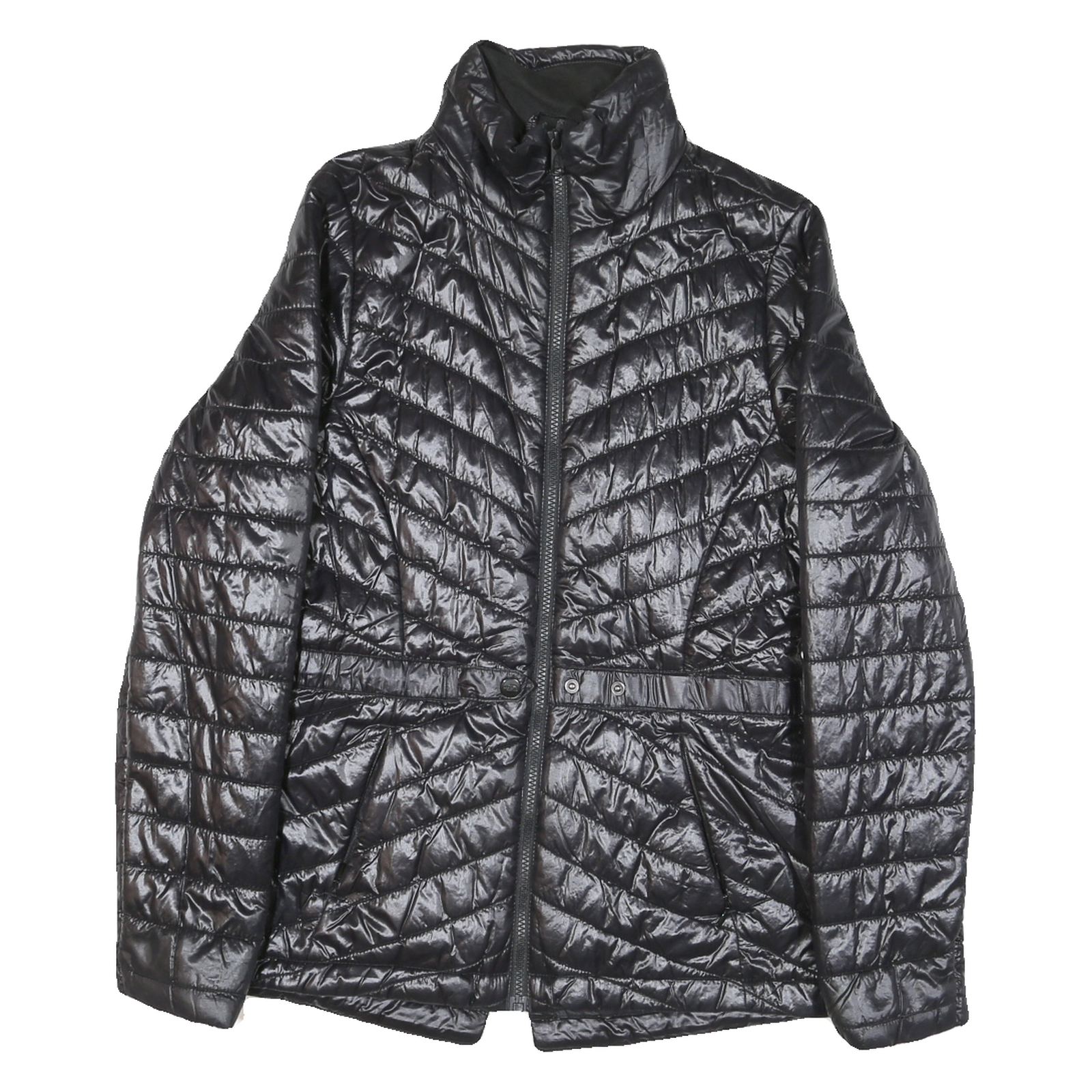 THE NORTH FACE Womens Black Quilted Jacket S Polyester Blend Zip Outdoor Refurbished - N/A refurbished available on Cerqular