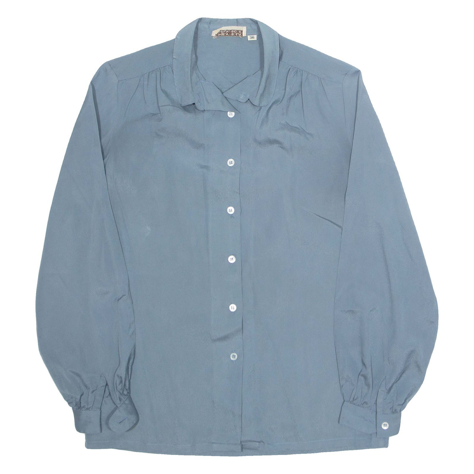 Womens Shirt Blue Collared Long Sleeve M Refurbished - N/A refurbished available on Cerqular