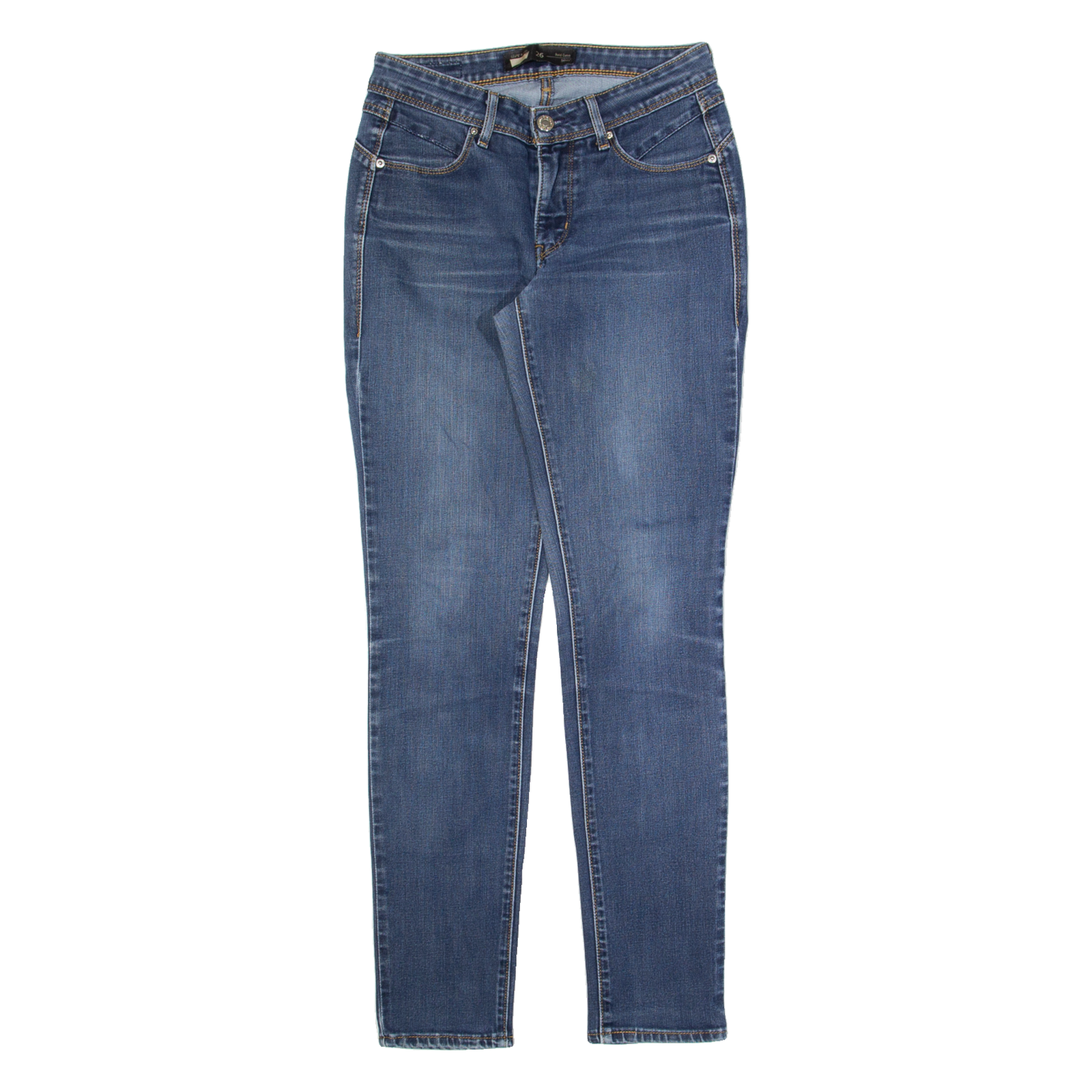 LEVI'S Bold Curve Womens Jeans Blue Slim Skinny Stone Wash W26 L28 Refurbished - N/A refurbished available on Cerqular