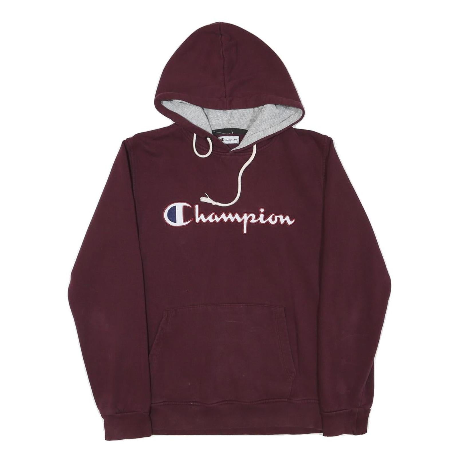 Buy CHAMPION Mens Maroon & Grey Hoodie M Cotton Blend Pullover Drawstring Hood Refurbished - $29.89 CHAMPION Mens Maroon & Grey Hoodie M Cotton Blend Pullover Drawstring Hood Refurbished - N/A refurbished available on Cerqular