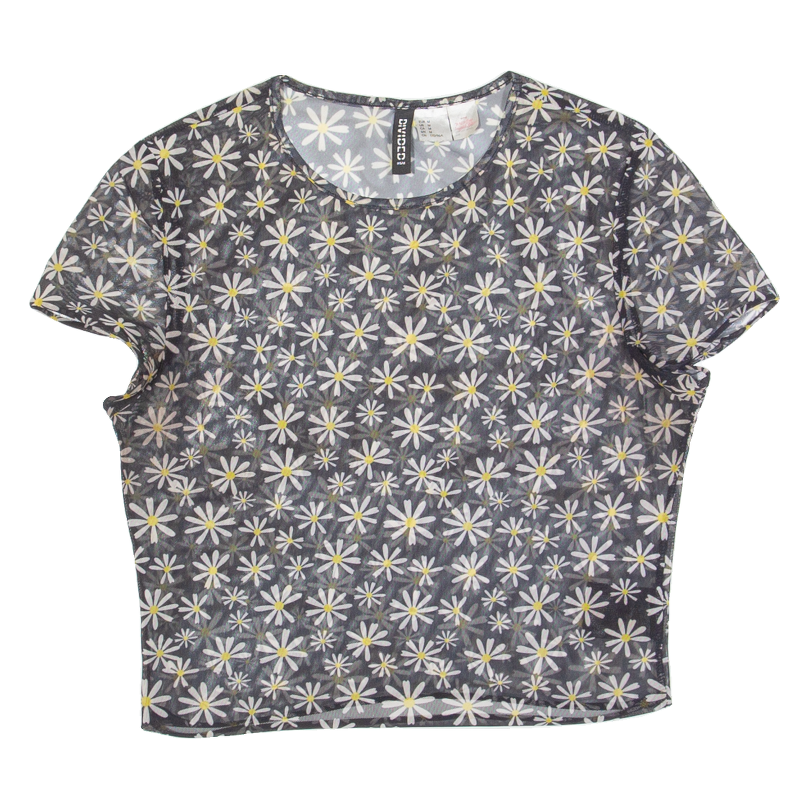 Buy H&M DIVIDED Mesh Sheer Womens Printed Top Blue Floral M Refurbished - $16.89 H&M DIVIDED Mesh Sheer Womens Printed Top Blue Floral M Refurbished - N/A refurbished available on Cerqular