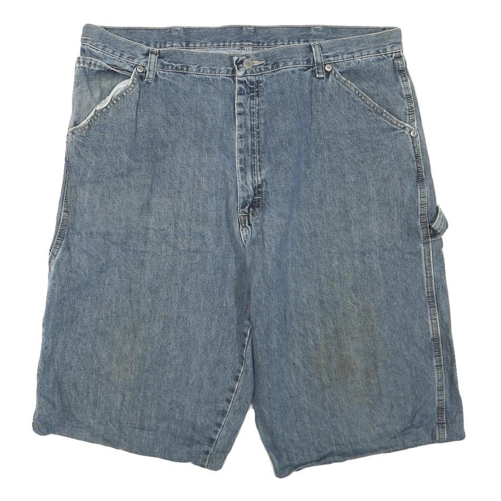 WRANGLER Mens Denim Blue Casual Cargo Shorts L W38 Relaxed Fit Workwear Refurbished - N/A refurbished available on Cerqular