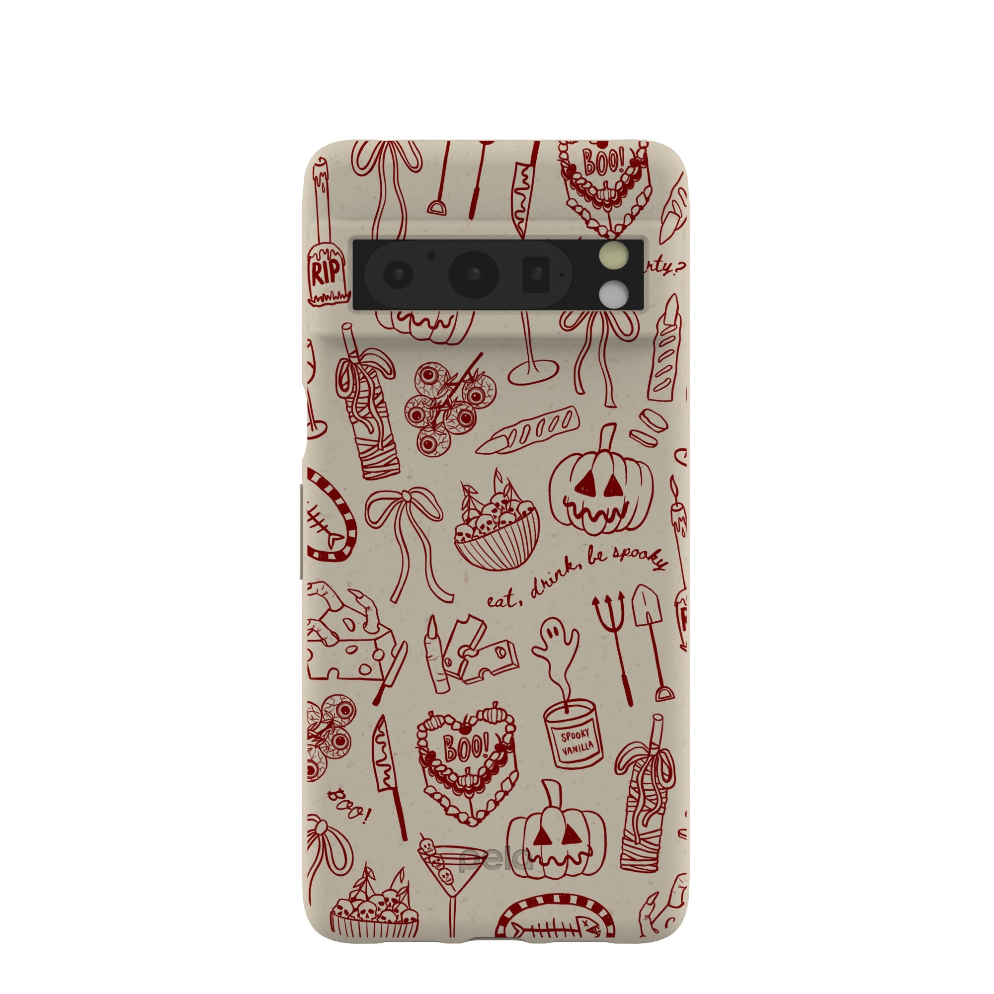 London Fog Spooky Dinner Party Google Pixel 8 Pro Case Refurbished - Pela Case refurbished available on Cerqular