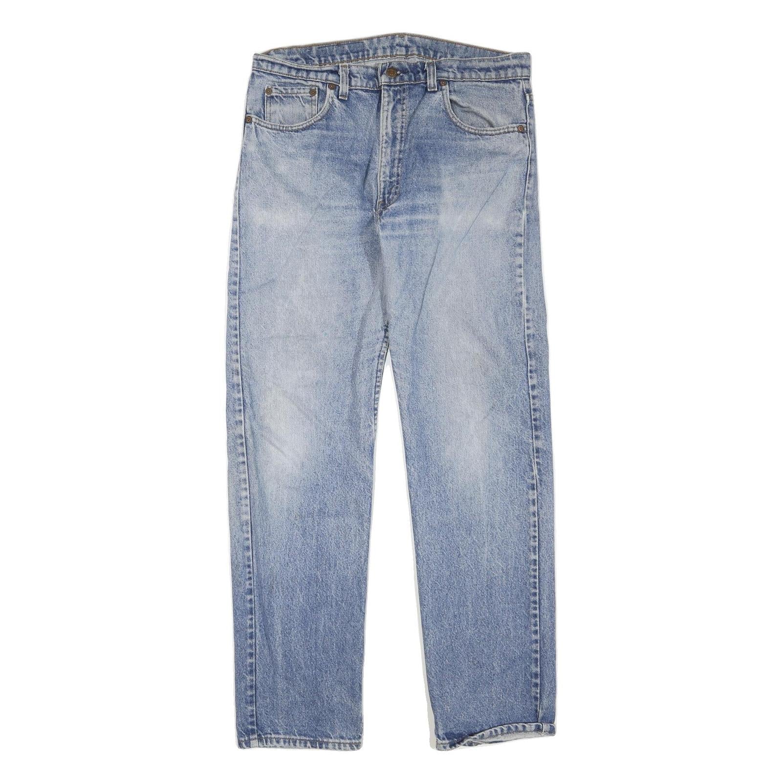 LEVI'S Mens Regular Fit Blue Denim Classic Jeans W34 L32 Zip Closure Refurbished - N/A refurbished available on Cerqular