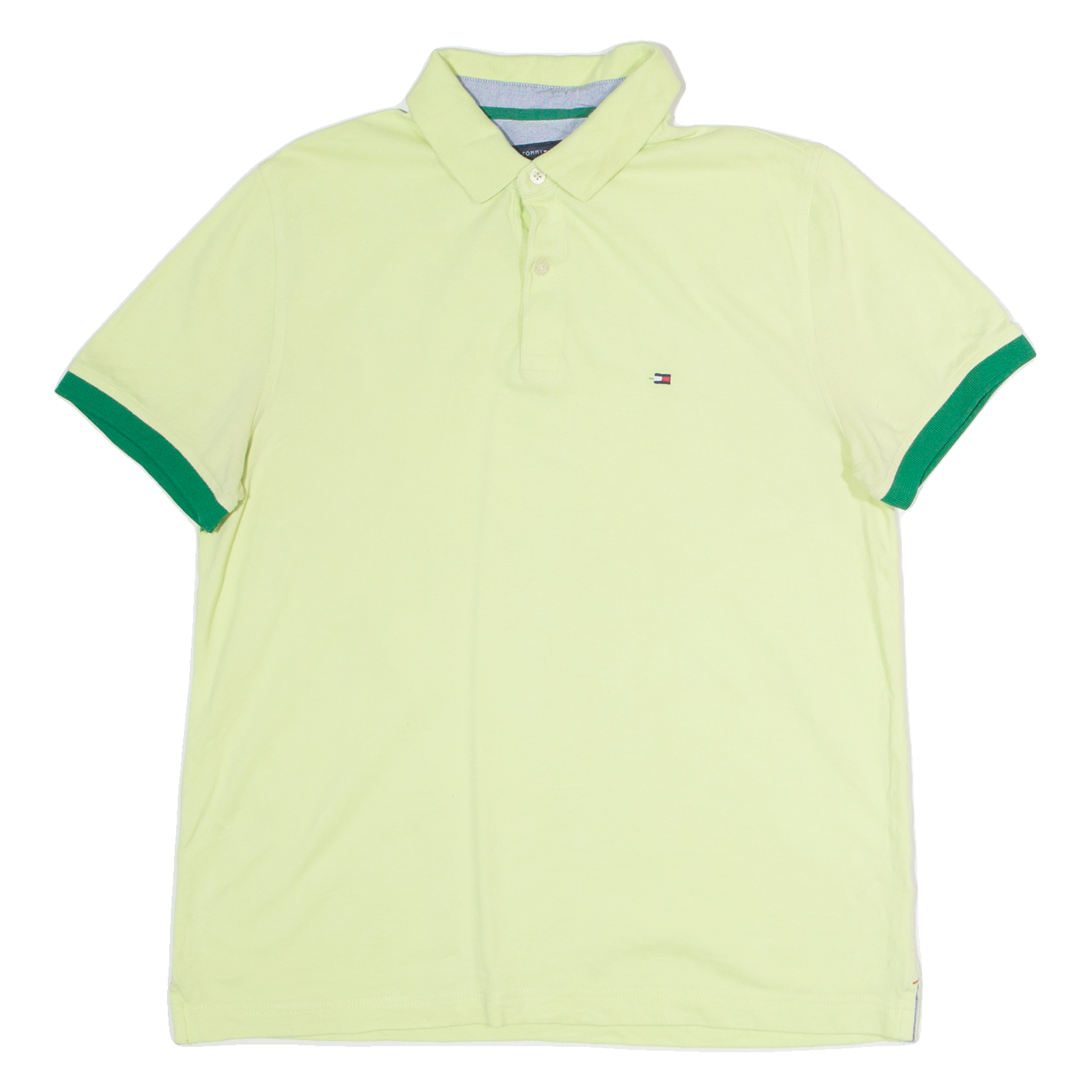 TOMMY HILFIGER Mens Polo Shirt Green M Refurbished - N/A refurbished available on Cerqular