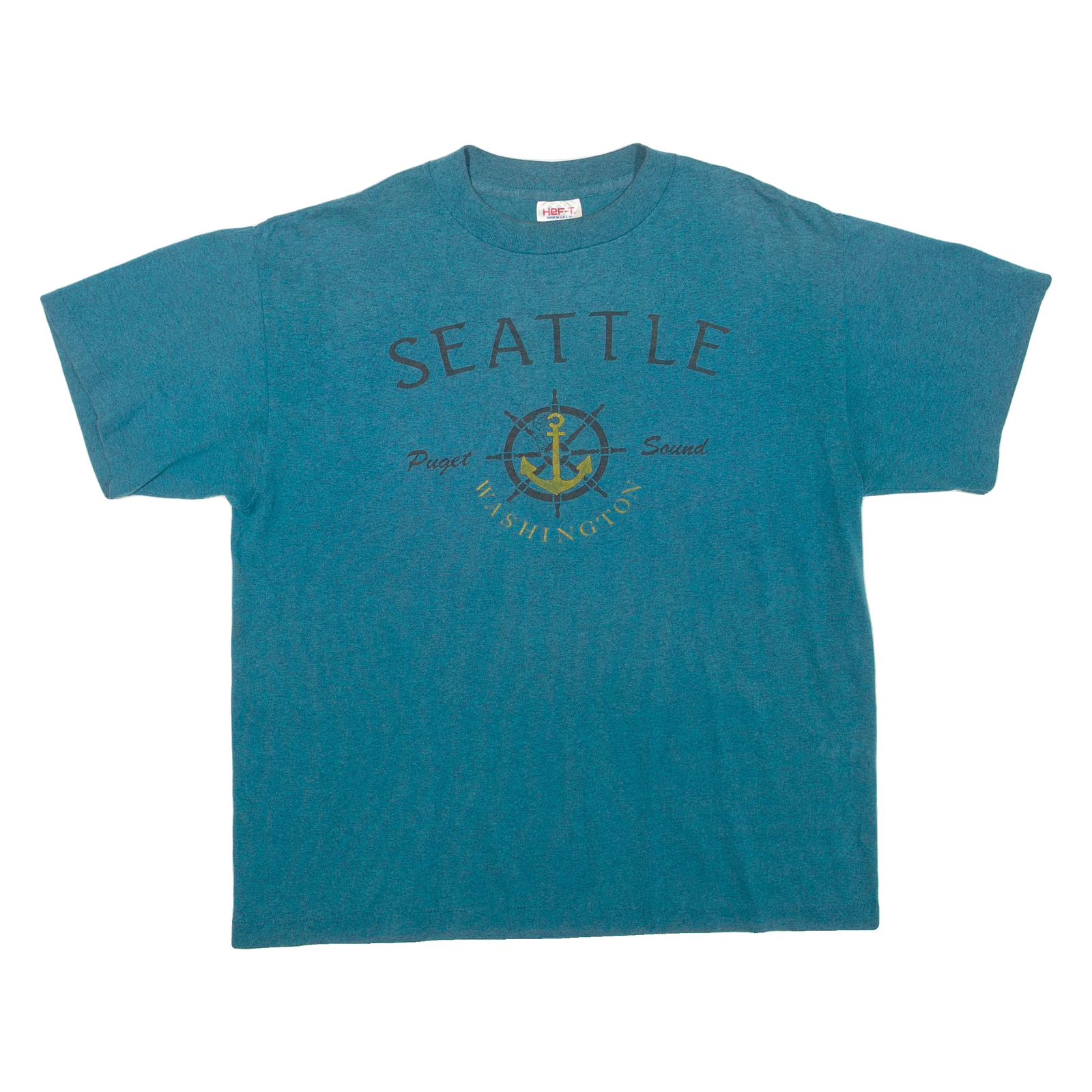 Buy HEF-T Seattle Mens T-Shirt Blue USA L Refurbished - $15.59 HEF-T Seattle Mens T-Shirt Blue USA L Refurbished - N/A refurbished available on Cerqular