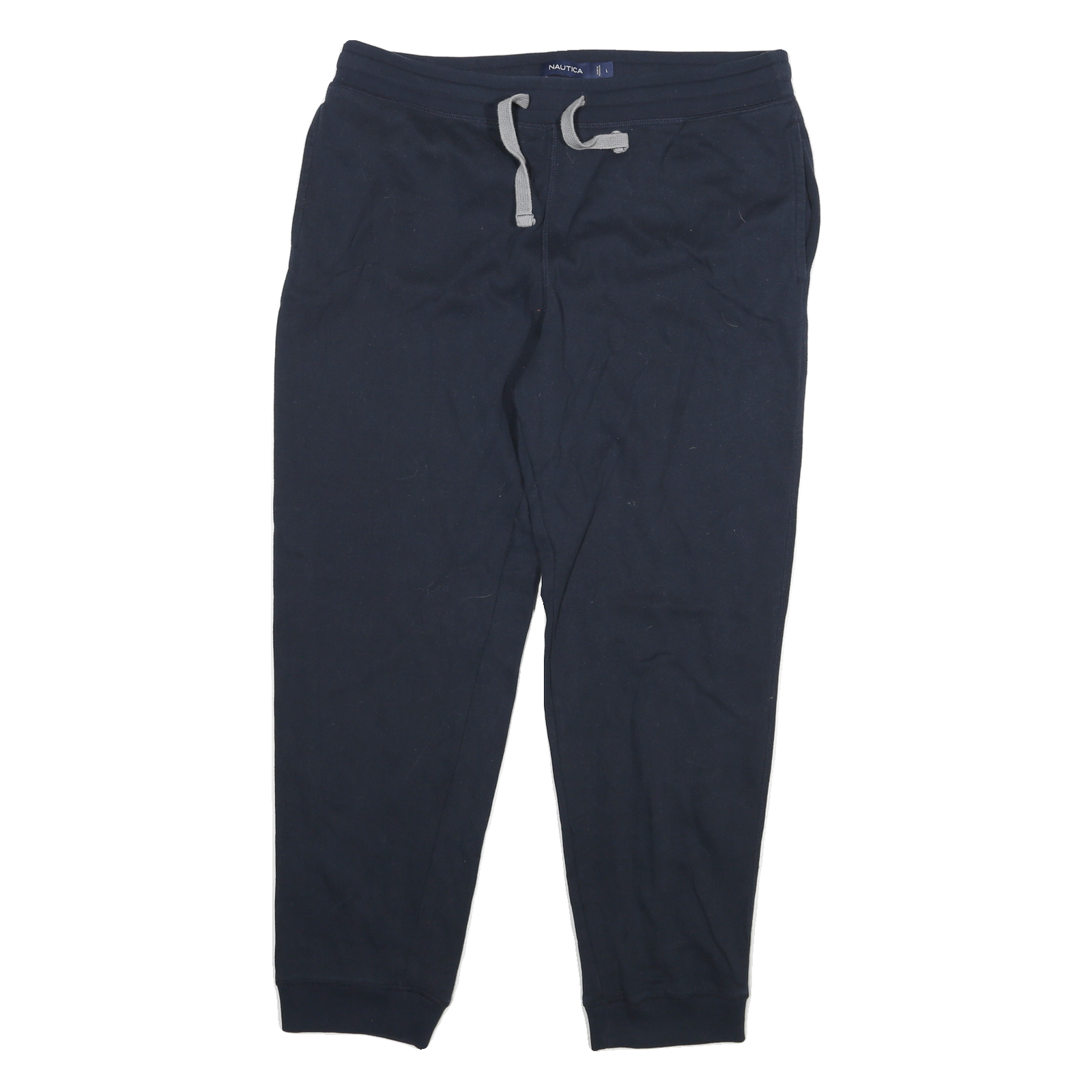 Buy NAUTICA Mens Joggers Navy Blue L W32 L26 Cotton Blend Slim Tapered Sweatpants Refurbished - $28.59 NAUTICA Mens Joggers Navy Blue L W32 L26 Cotton Blend Slim Tapered Sweatpants Refurbished - N/A refurbished available on Cerqular