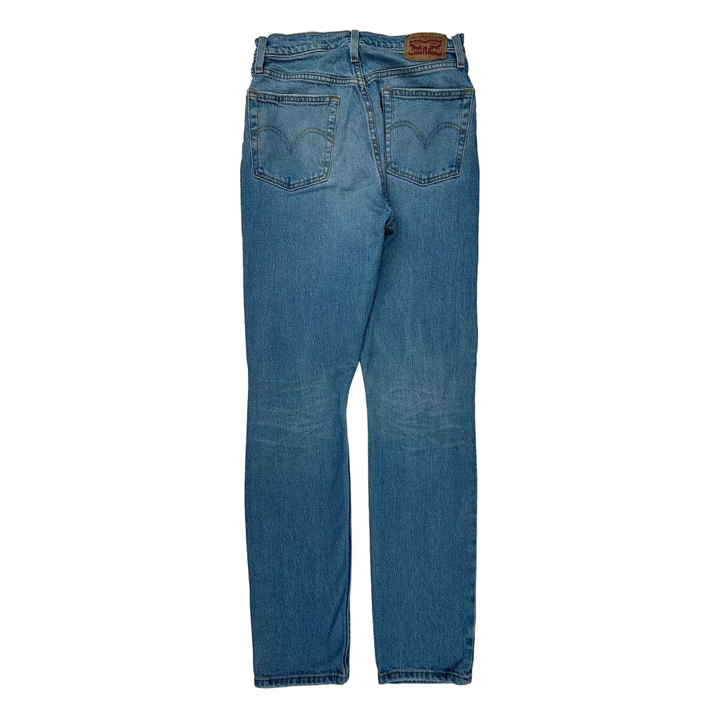 501 Levis Jeans - 26W UK 6 Blue Cotton Refurbished - Thrifted (note: this is a term often used to describe second- refurbished available on Cerqular