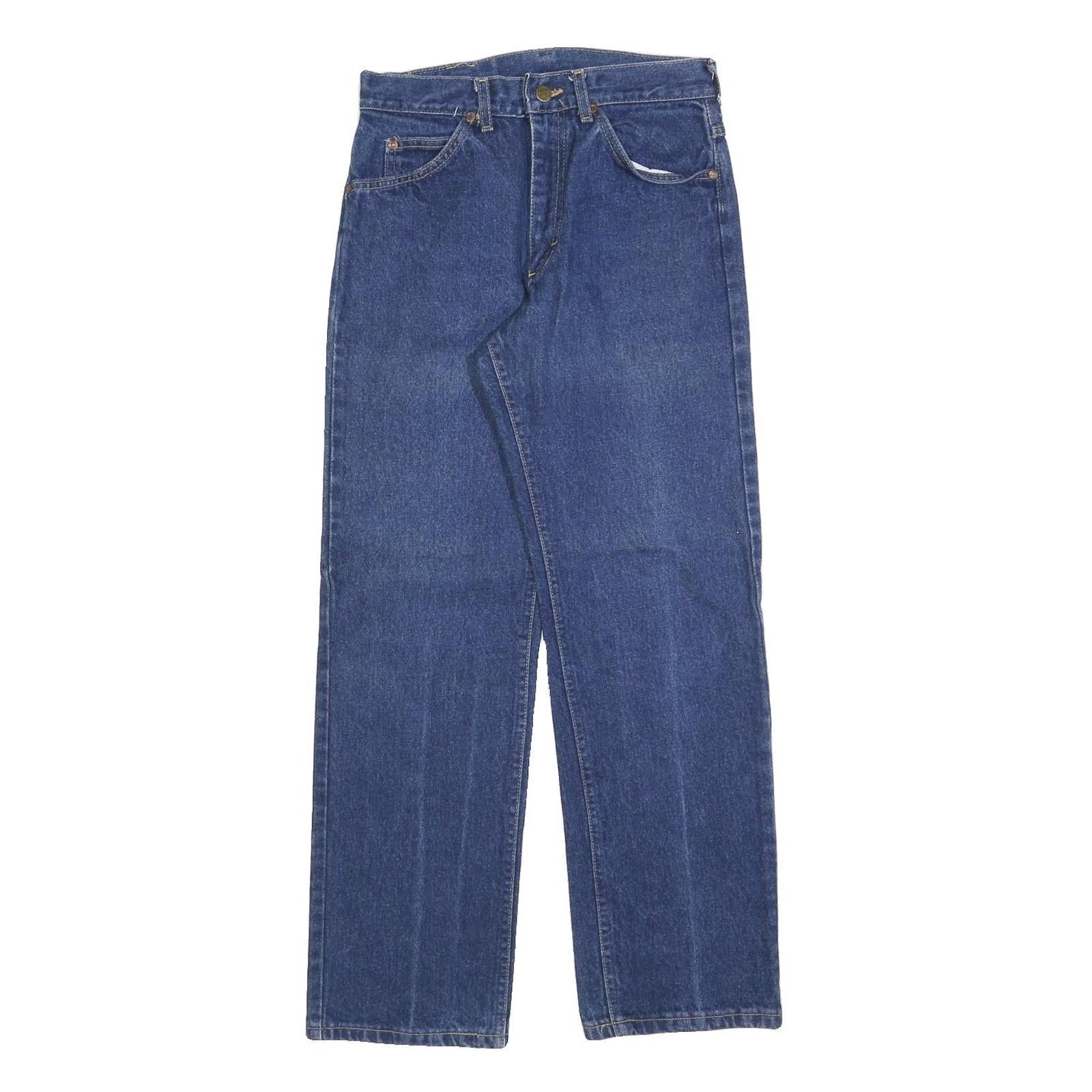 LEE Womens Regular Fit Straight Leg Denim Blue Cotton Blend Zip W28 L29 Classic Refurbished - N/A refurbished available on Cerqular
