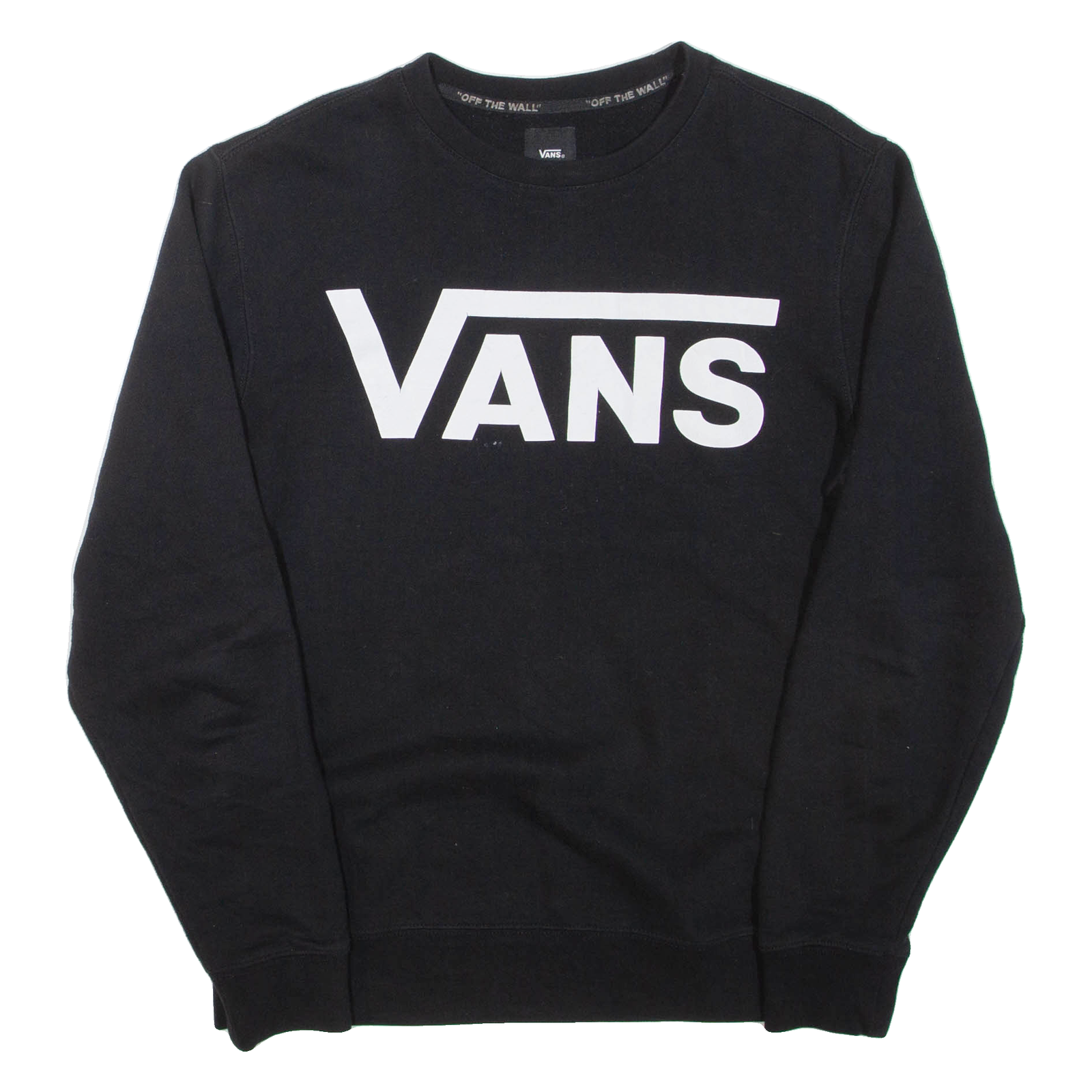 VANS Mens Sweatshirt Black Crew Neck S Refurbished - N/A refurbished available on Cerqular