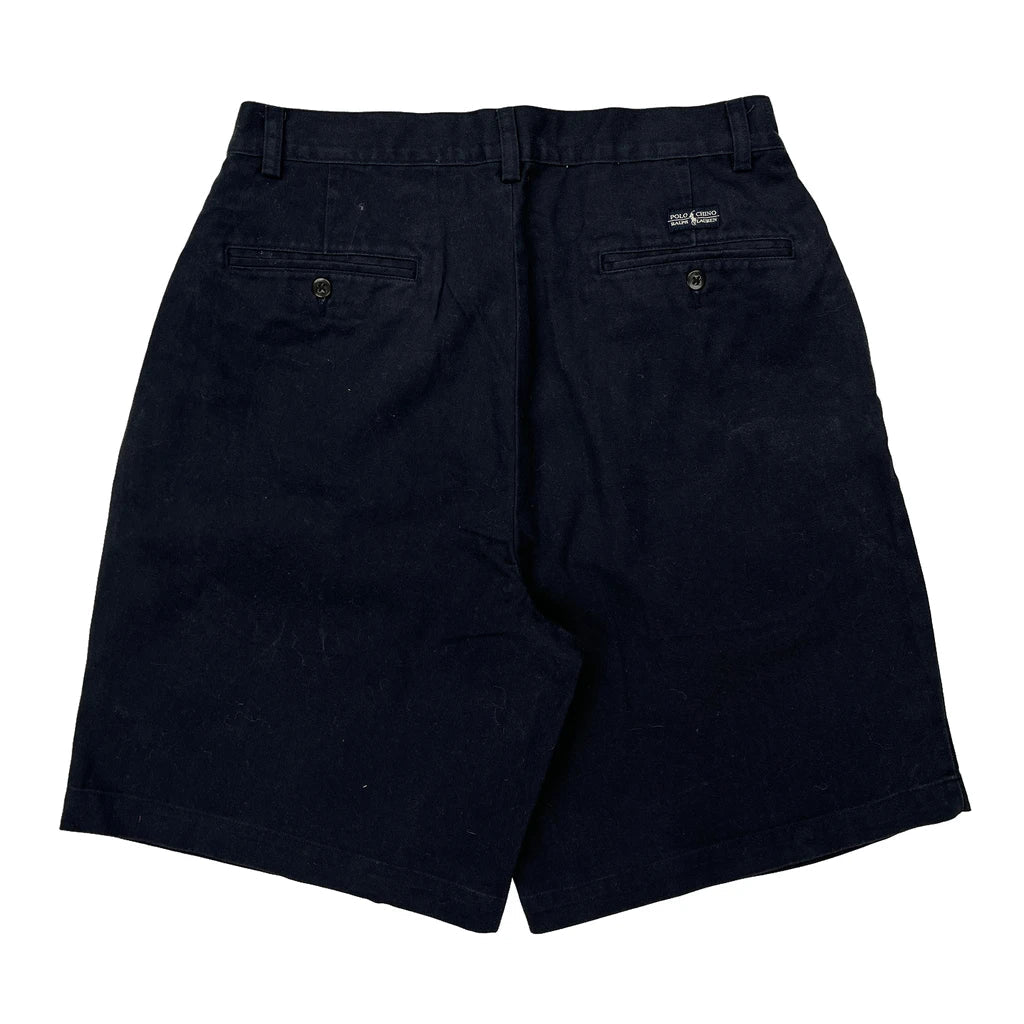 Polo By Ralph Lauren Shorts - 38W 9L Navy Cotton Refurbished - Thrifted (note: this is a term often used to describe second- refurbished available on Cerqular