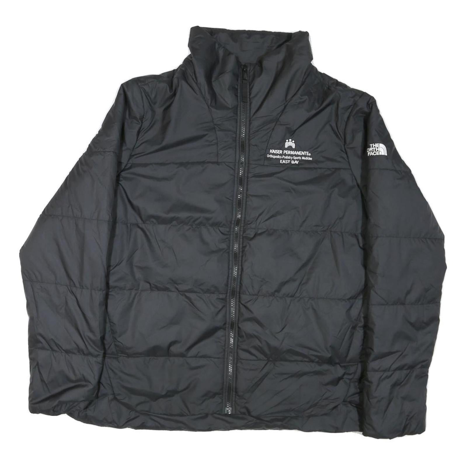 THE NORTH FACE Womens Black Zip Jacket 2XL Polyester Blend Plain Outdoor Refurbished - N/A refurbished available on Cerqular