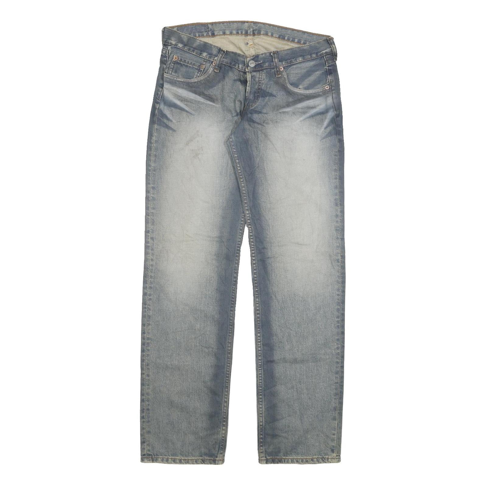 LEVI'S 599 Womens Regular Jeans Blue Denim Cotton Blend Button W31 L34 Classic Refurbished - N/A refurbished available on Cerqular
