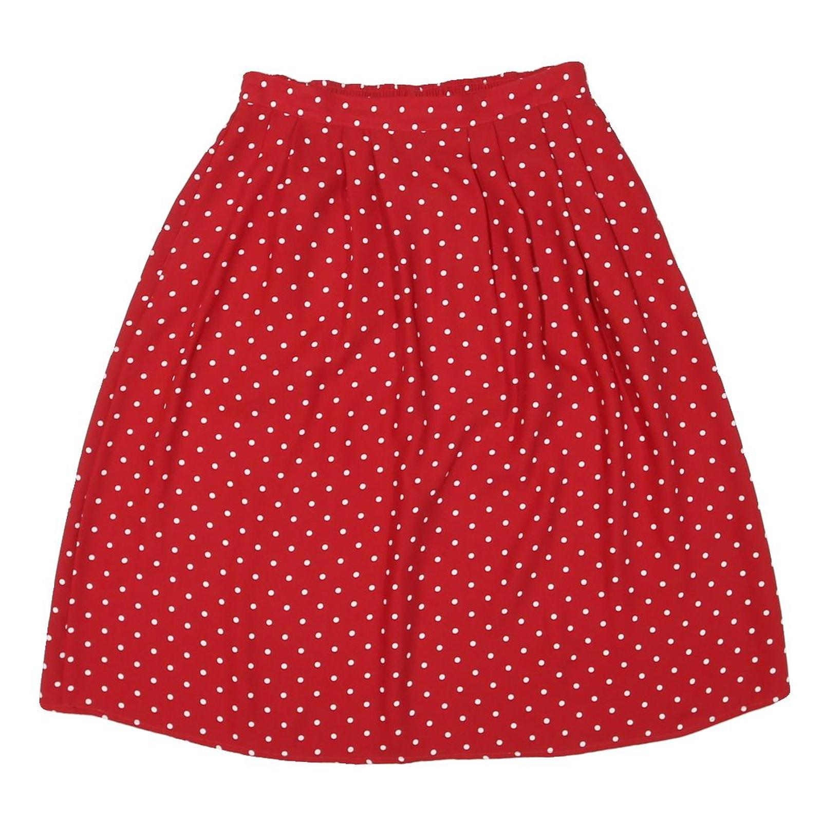 Buy SAG HARBOUR Womens Red Polka Dot Midi Polyester Blend Swing Skirt M Comfortable Refurbished - $19.49 SAG HARBOUR Womens Red Polka Dot Midi Polyester Blend Swing Skirt M Comfortable Refurbished - N/A refurbished available on Cerqular
