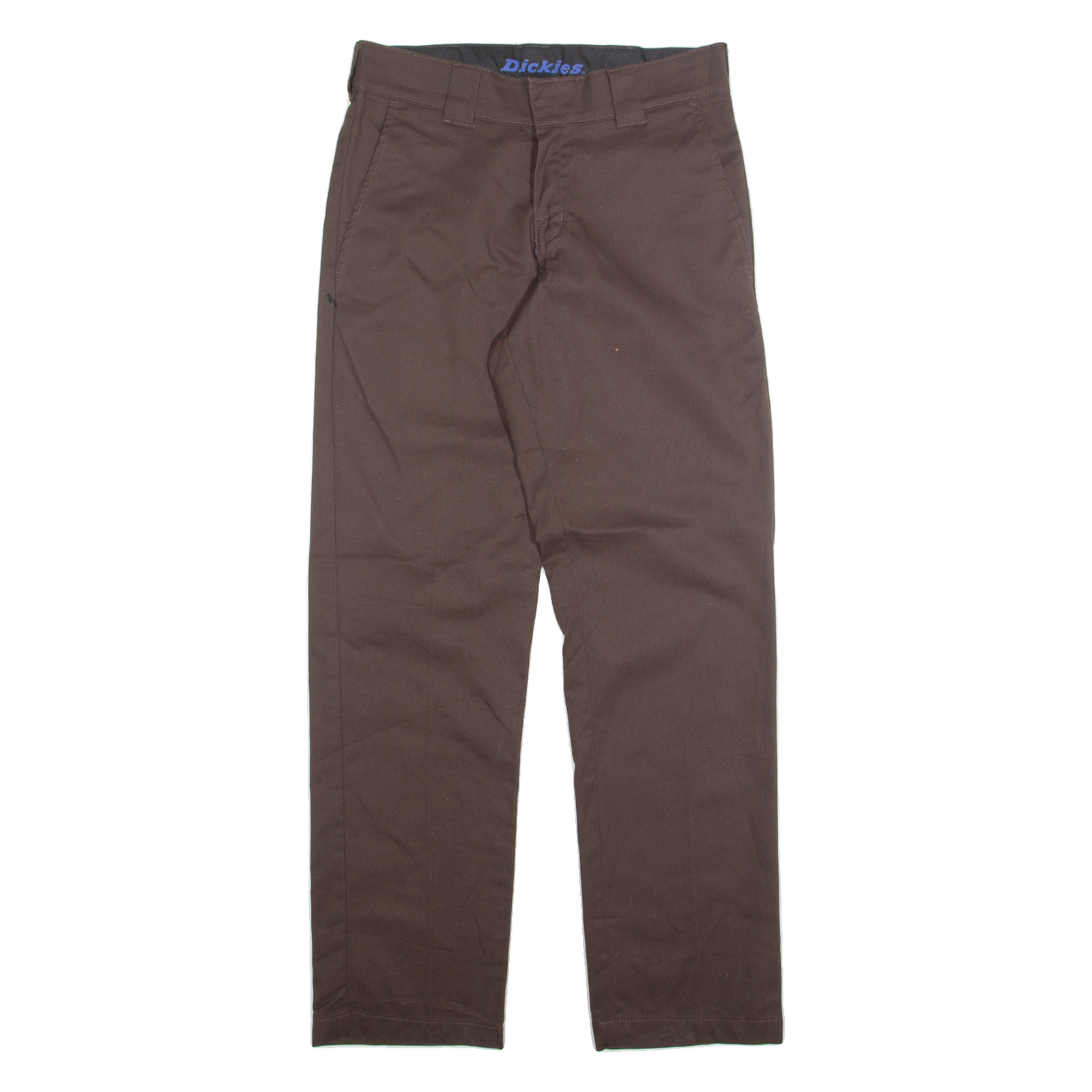 DICKIES Chino Mens Trousers Brown Regular Straight W28 L30 Refurbished - N/A refurbished available on Cerqular