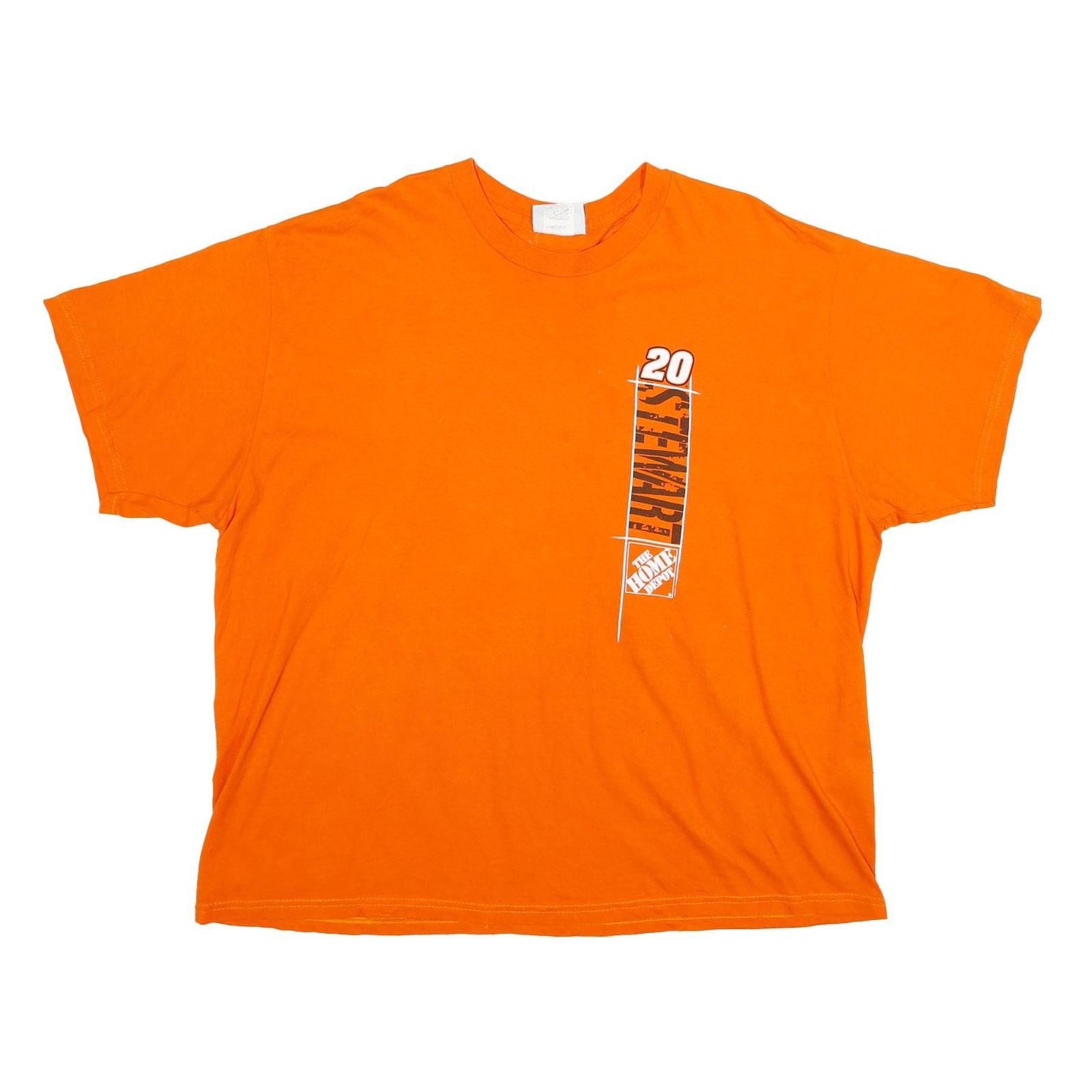 WINNER'S CIRCLE Mens Orange Stewart Graphic T-Shirt 2XL Short Sleeve Crew Neck Refurbished - N/A refurbished available on Cerqular