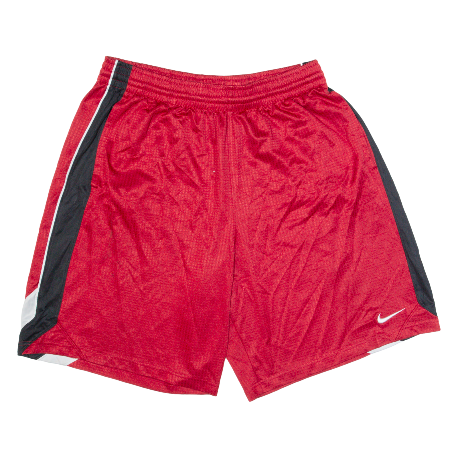 NIKE Mens Sports Shorts Red Relaxed XL W30 Refurbished - N/A refurbished available on Cerqular