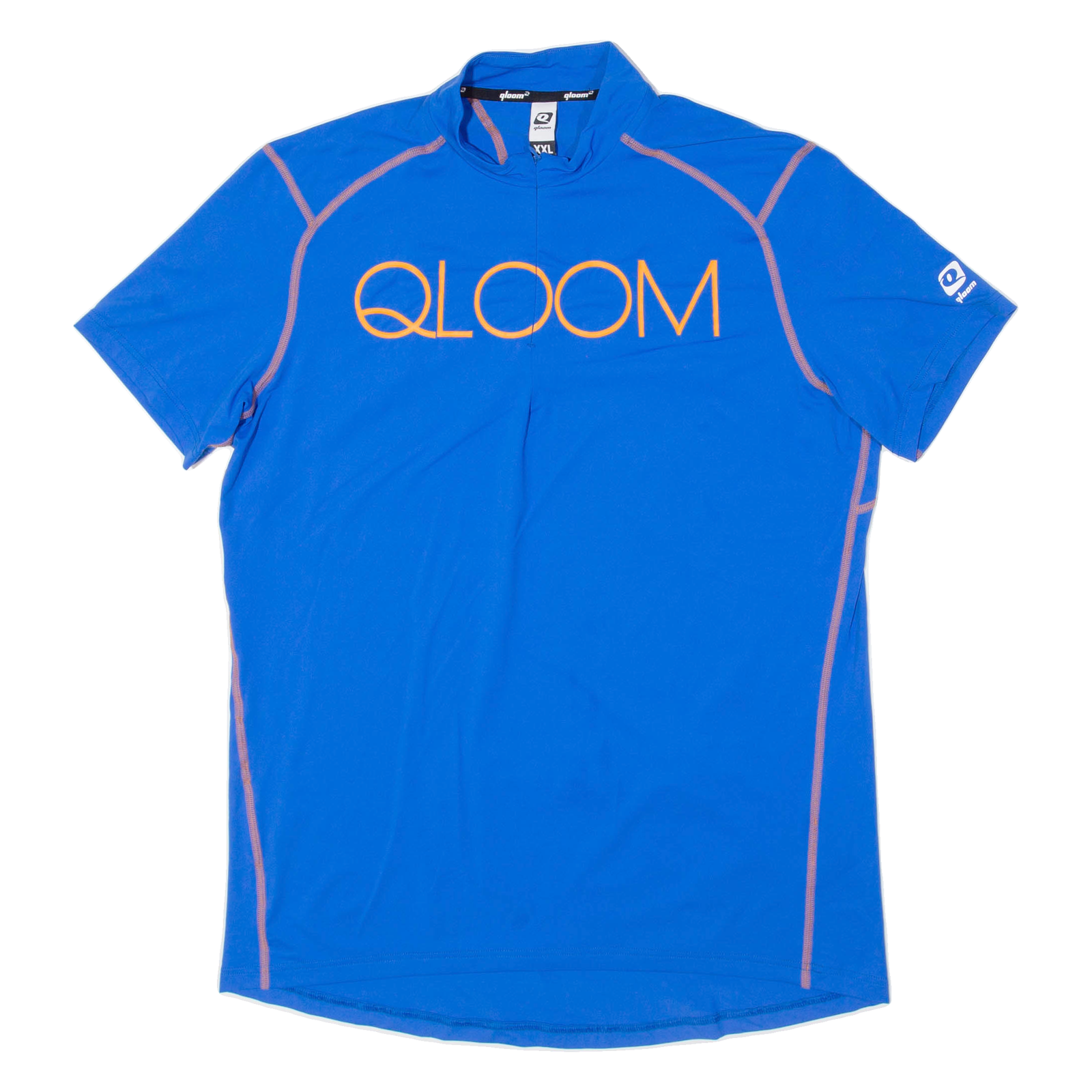 QLOOM Cycling Mens Jersey Blue 1/4 Zip 2XL Refurbished - N/A refurbished available on Cerqular
